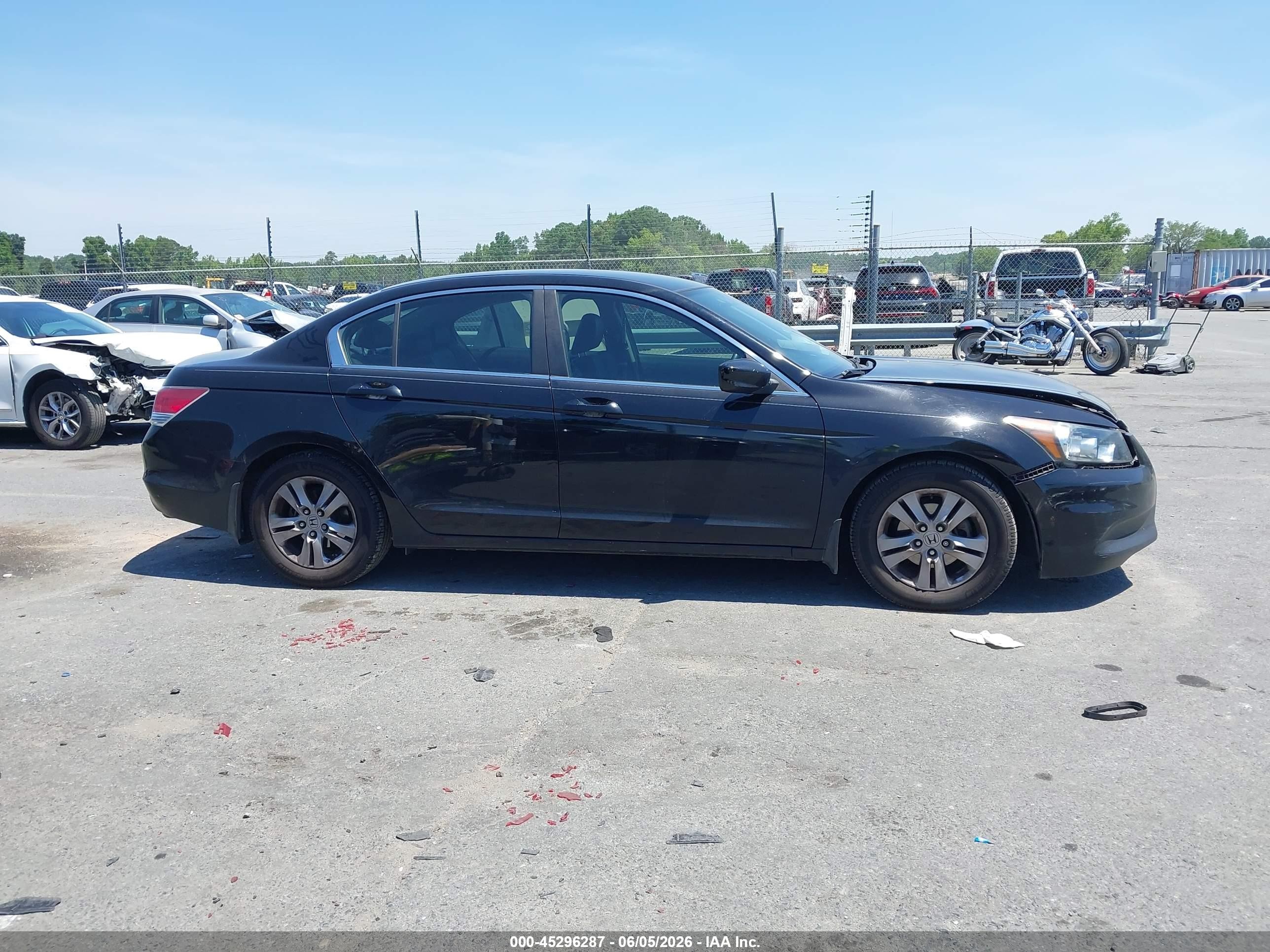 2012 Honda Accord 2.4 Se Black vin: 1HGCP2F6XCA044913