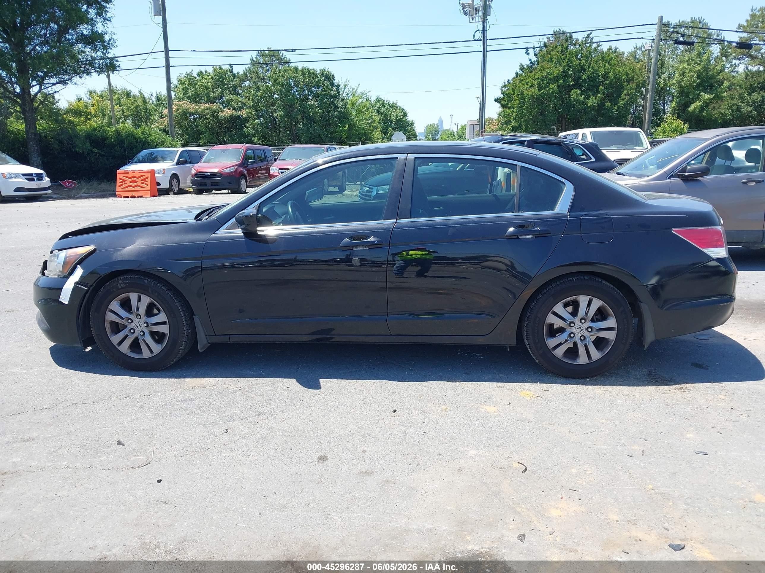 2012 Honda Accord 2.4 Se Black vin: 1HGCP2F6XCA044913