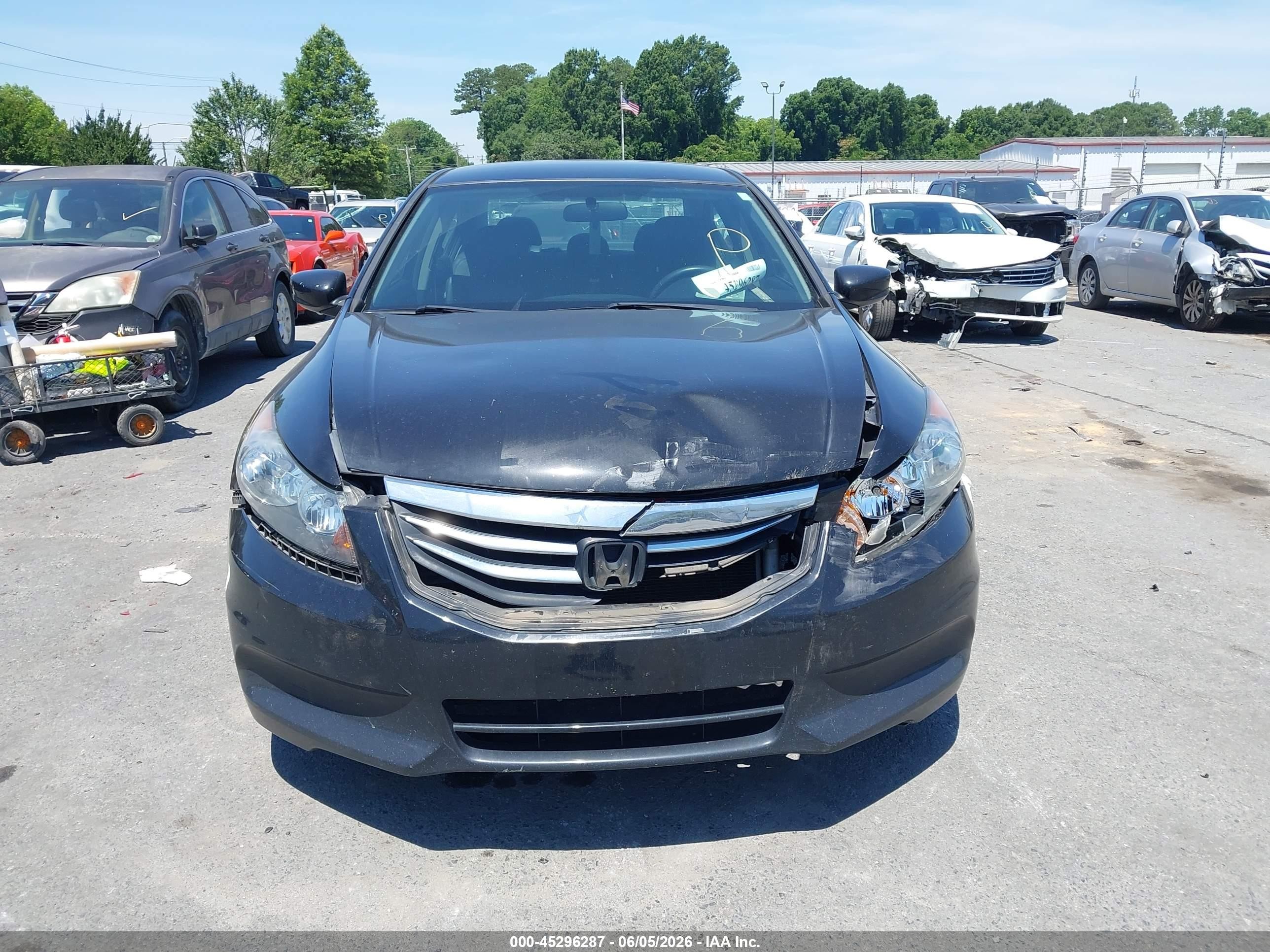 2012 Honda Accord 2.4 Se Black vin: 1HGCP2F6XCA044913