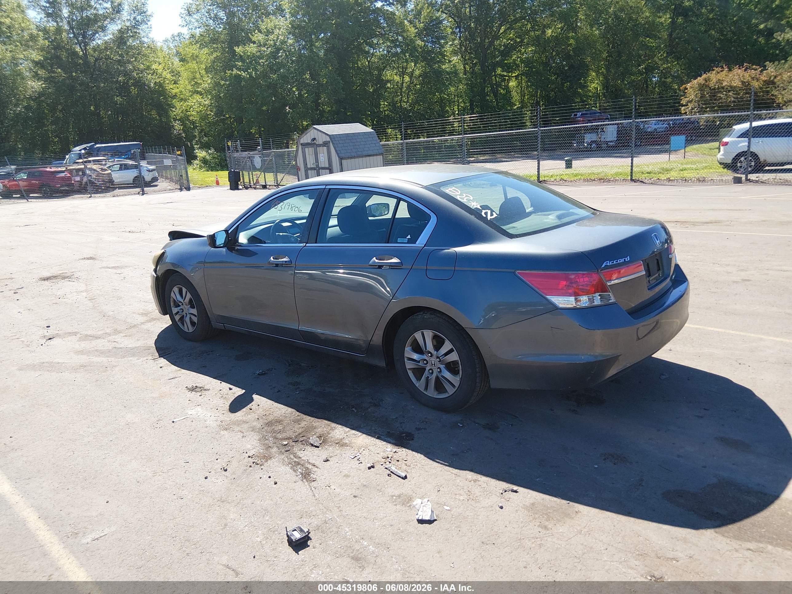 2012 Honda Accord 2.4 Se Silver vin: 1HGCP2F6XCA050808