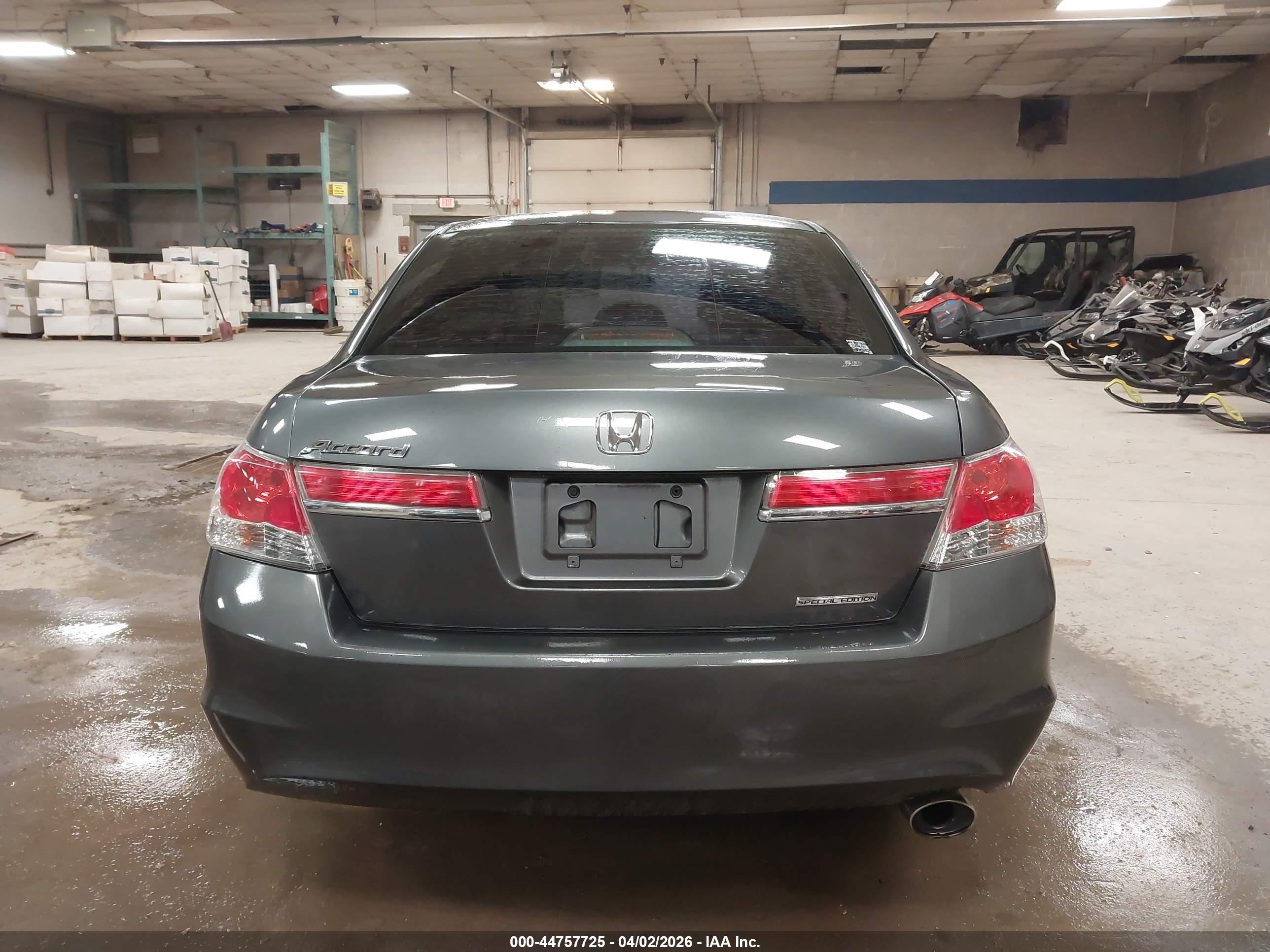 2012 Honda Accord 2.4 Se Серый vin: 1HGCP2F6XCA057094