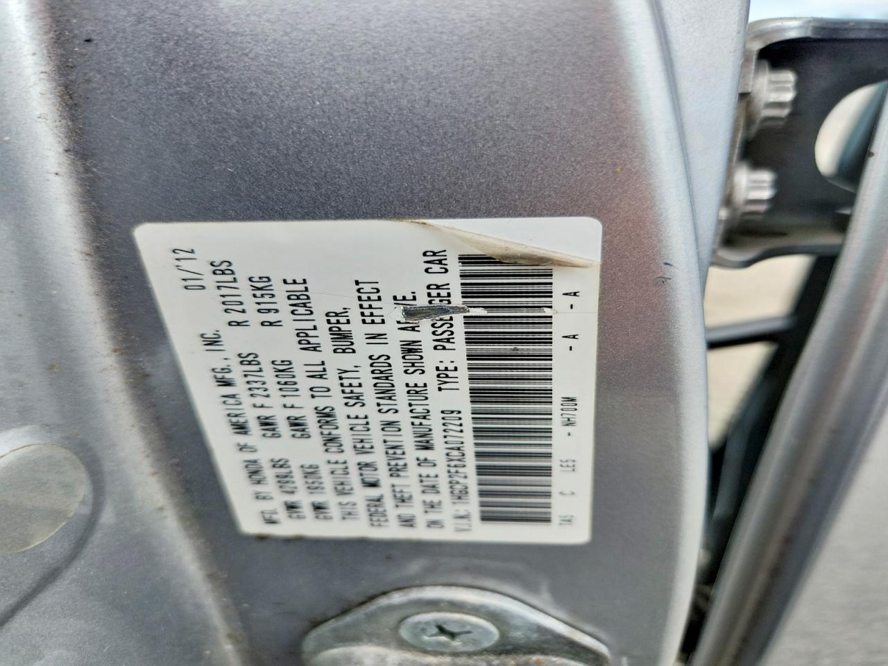 2012 Honda Accord Se Silver vin: 1HGCP2F6XCA072209
