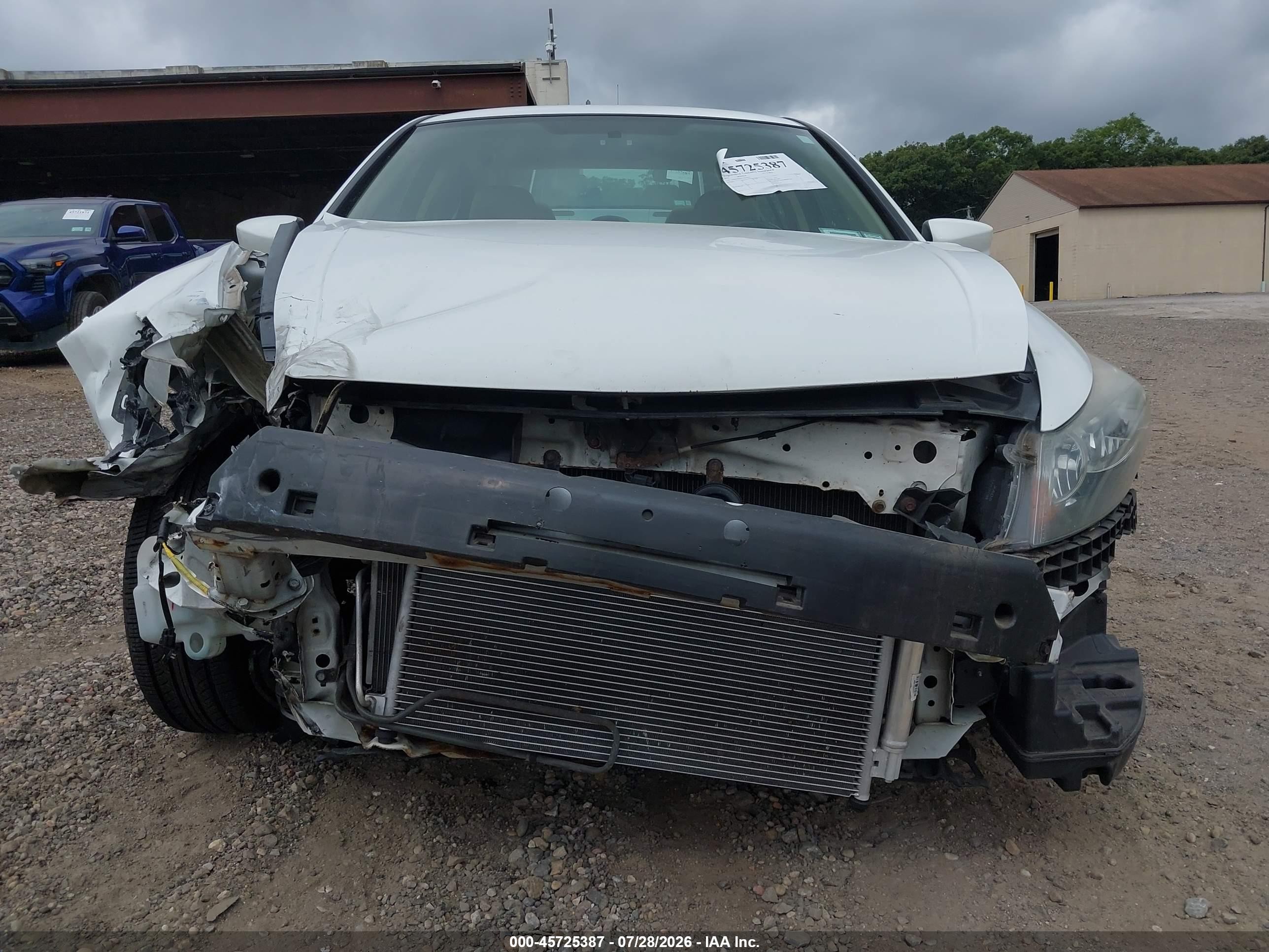 2012 Honda Accord 2.4 Se White vin: 1HGCP2F6XCA078446