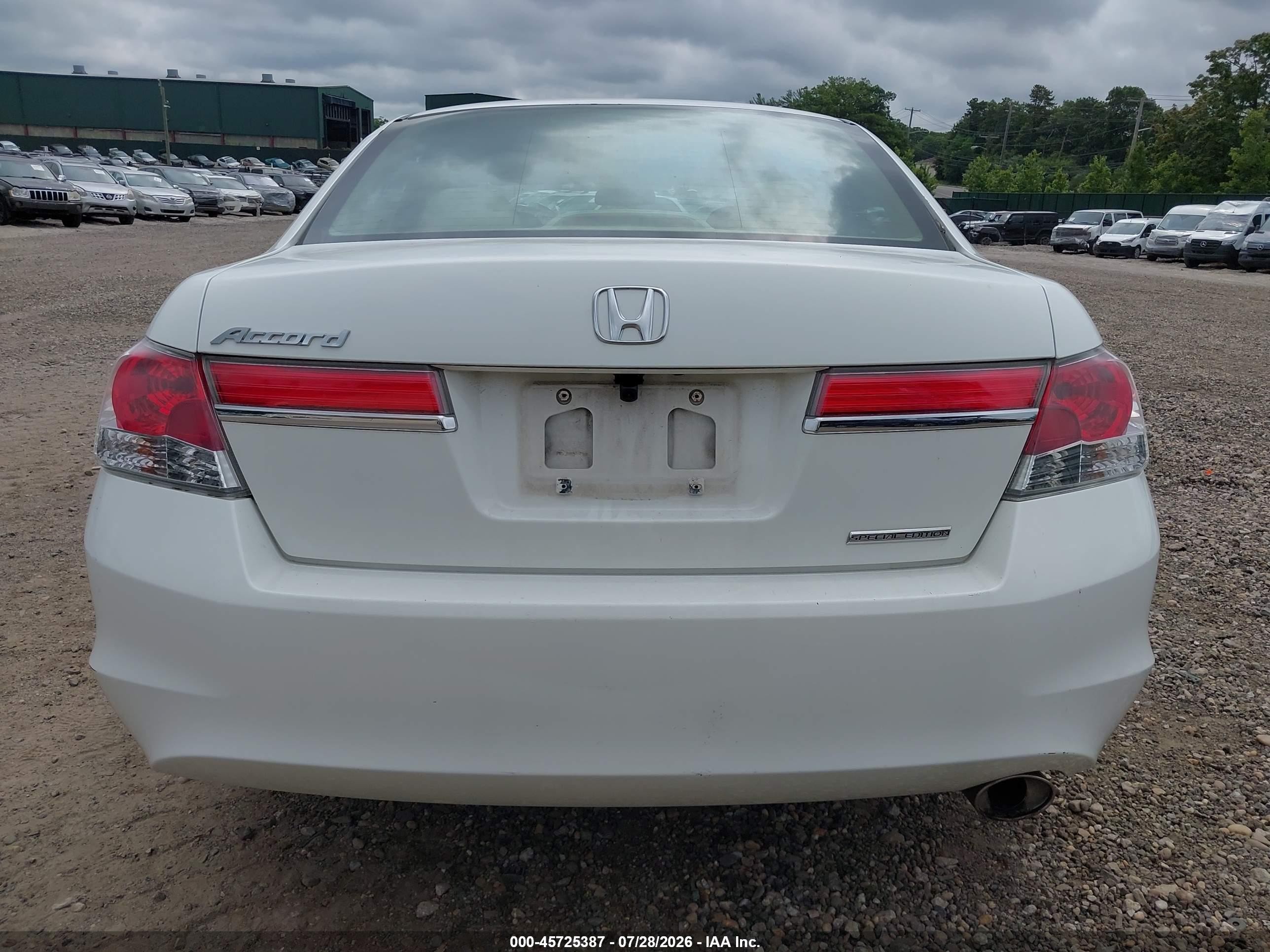 2012 Honda Accord 2.4 Se White vin: 1HGCP2F6XCA078446