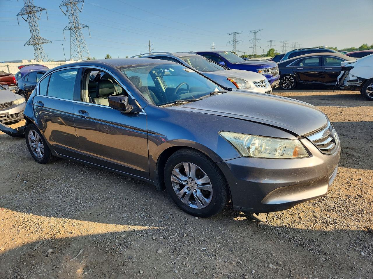 2012 Honda Accord Se Gray vin: 1HGCP2F6XCA083582