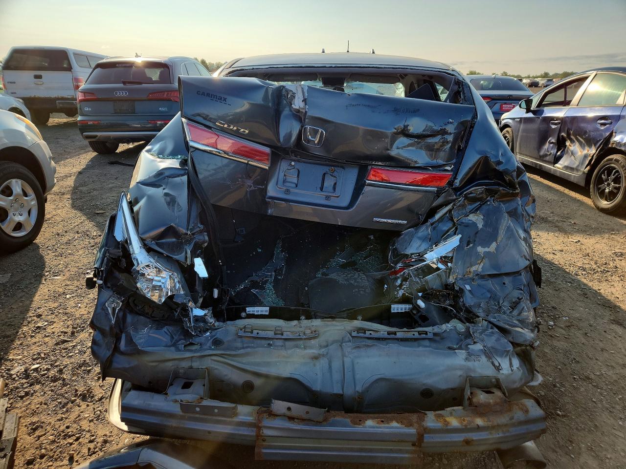 2012 Honda Accord Se Gray vin: 1HGCP2F6XCA083582