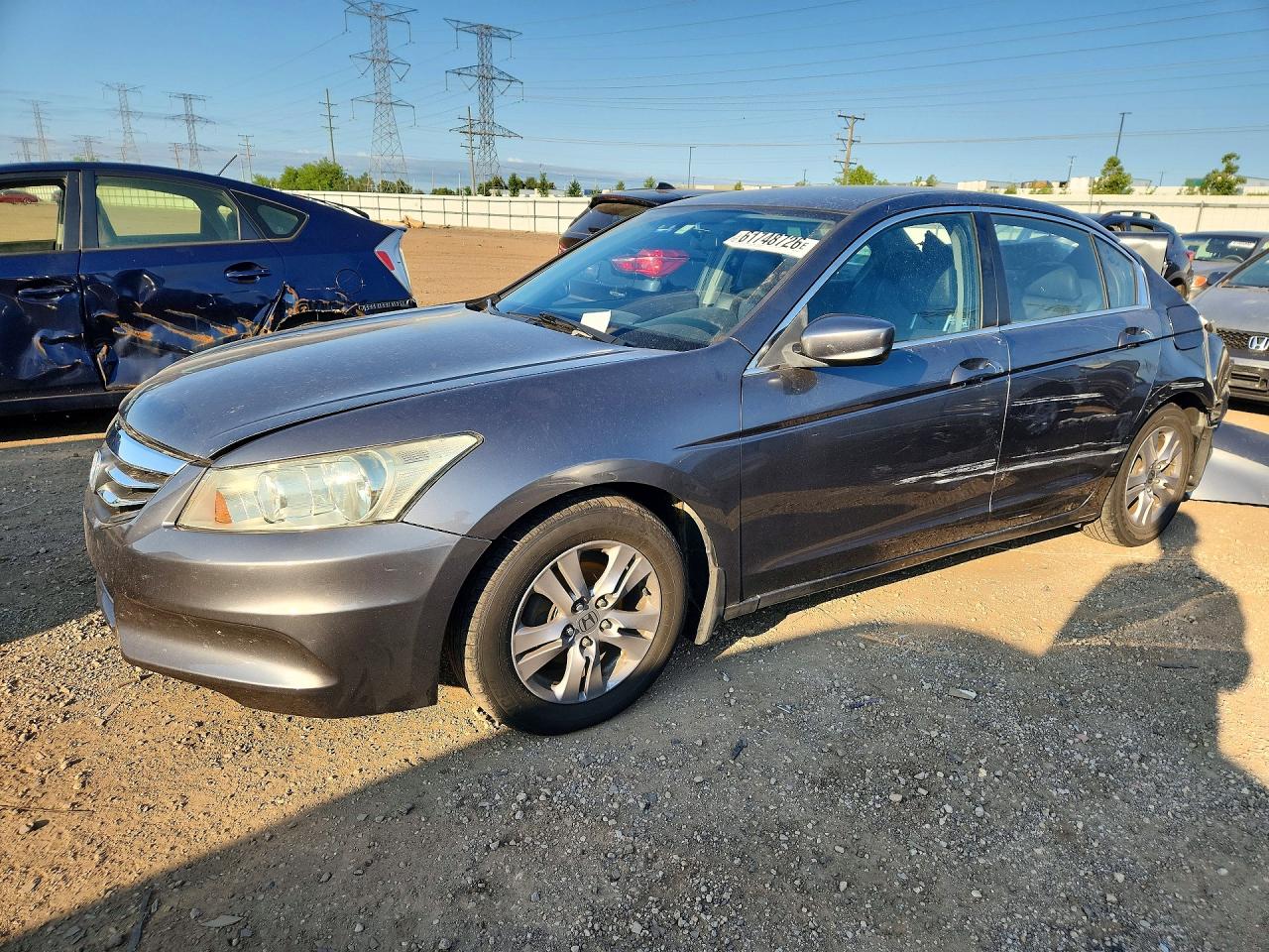2012 Honda Accord Se Gray vin: 1HGCP2F6XCA083582