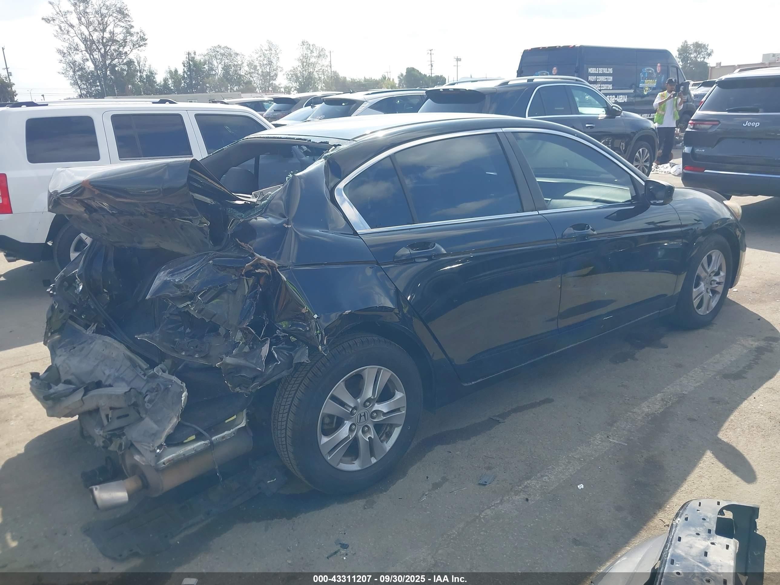 2012 Honda Accord 2.4 Se Black vin: 1HGCP2F6XCA094419