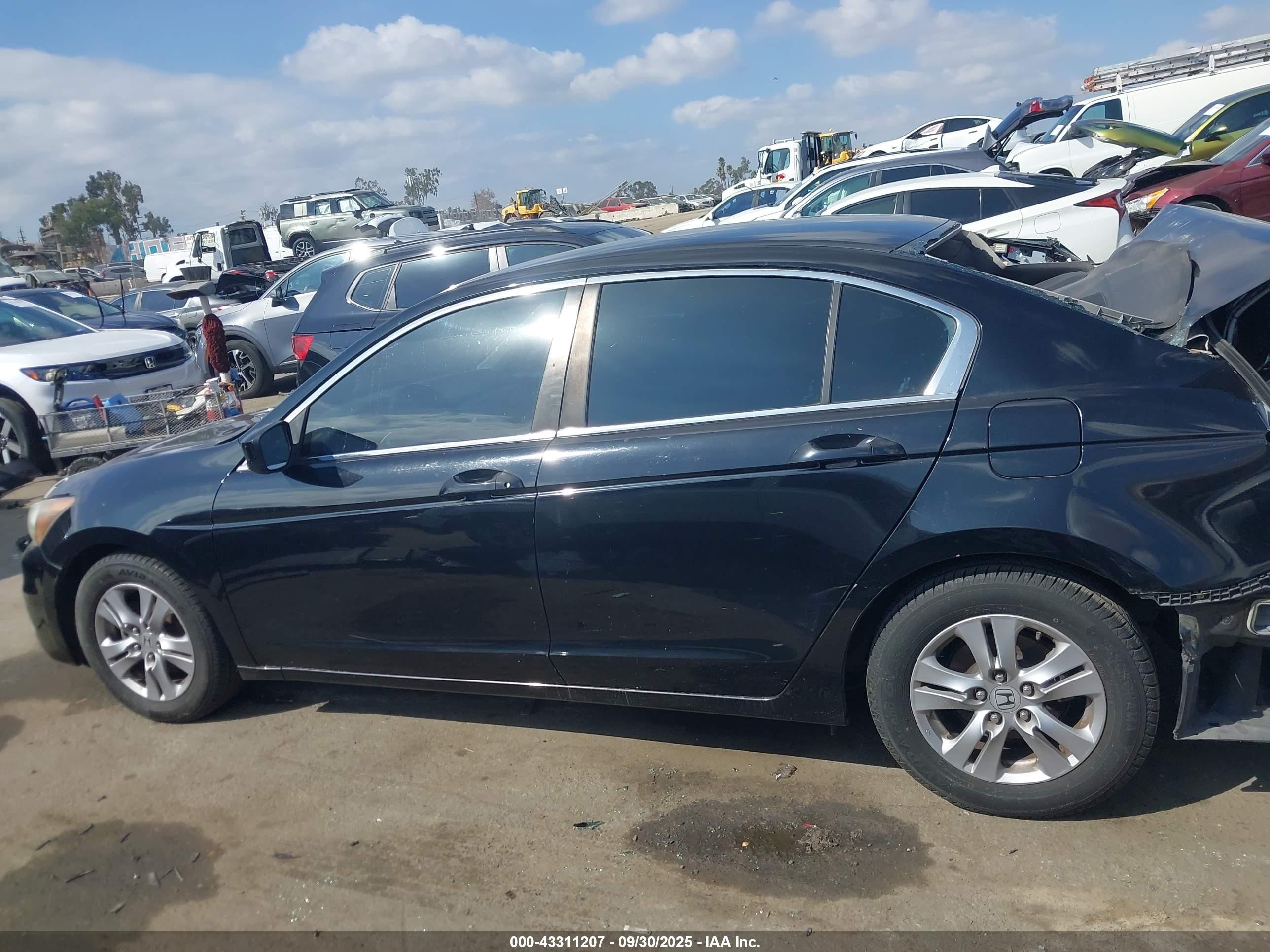 2012 Honda Accord 2.4 Se Black vin: 1HGCP2F6XCA094419
