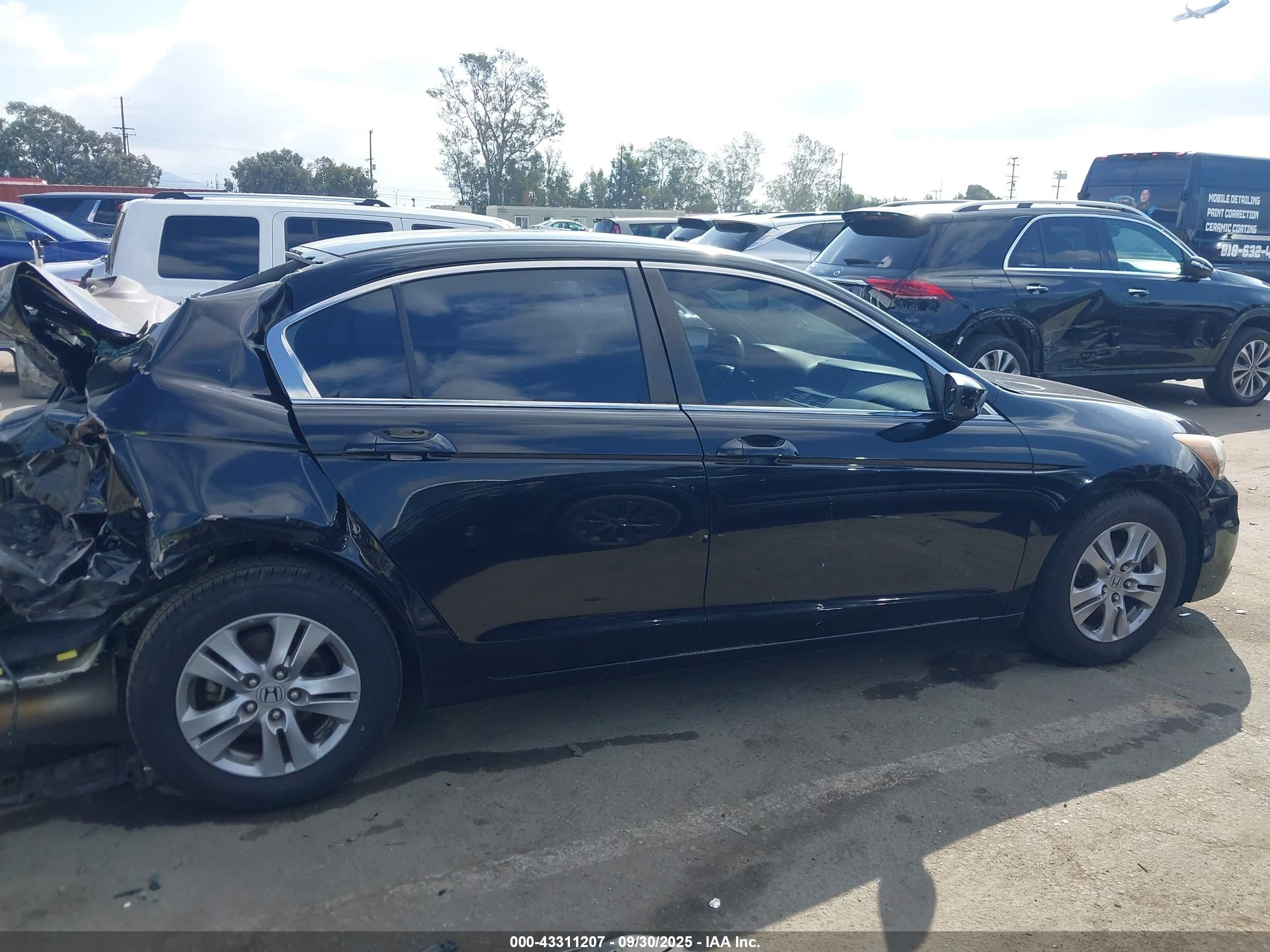 2012 Honda Accord 2.4 Se Black vin: 1HGCP2F6XCA094419