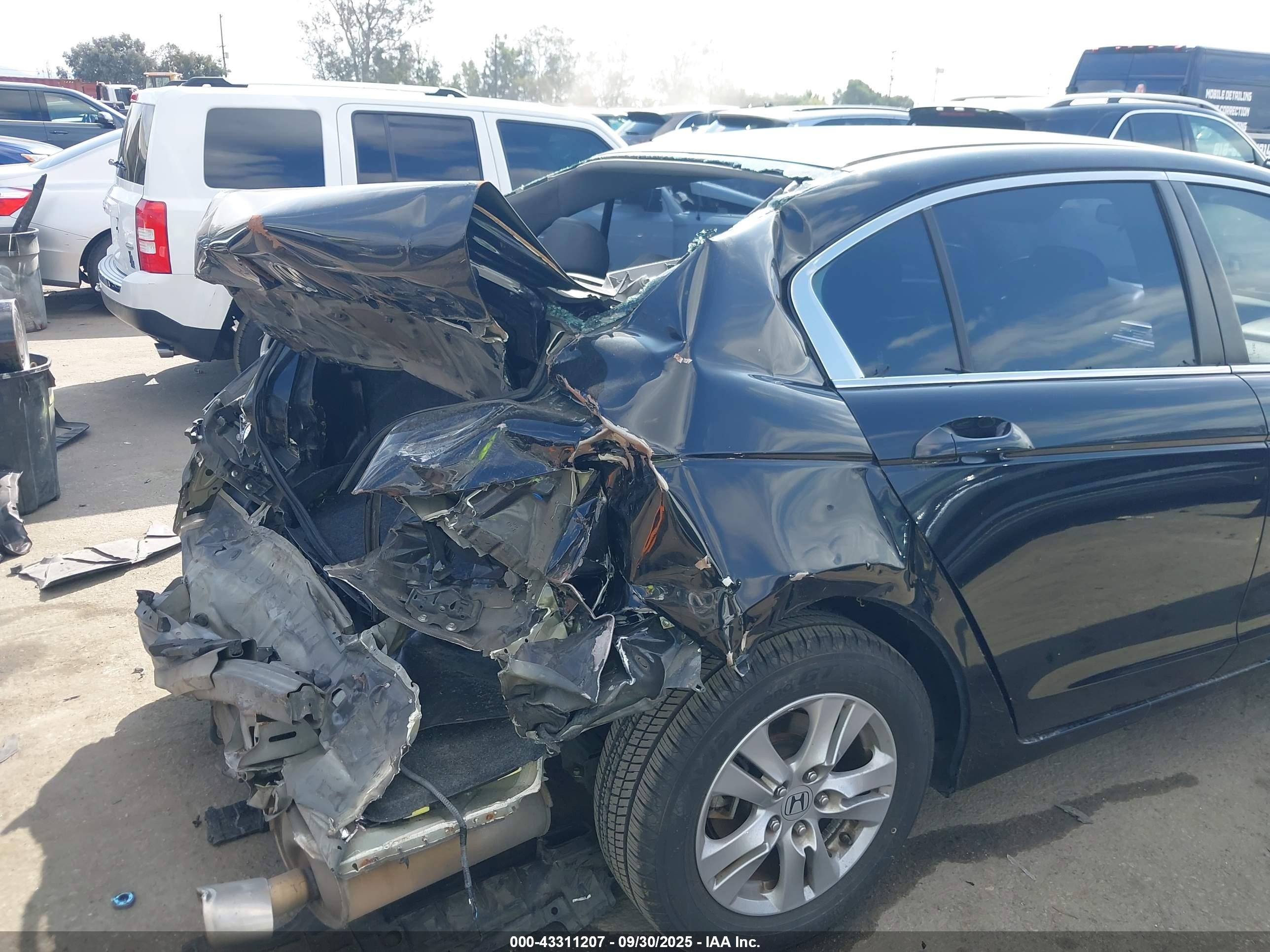 2012 Honda Accord 2.4 Se Black vin: 1HGCP2F6XCA094419