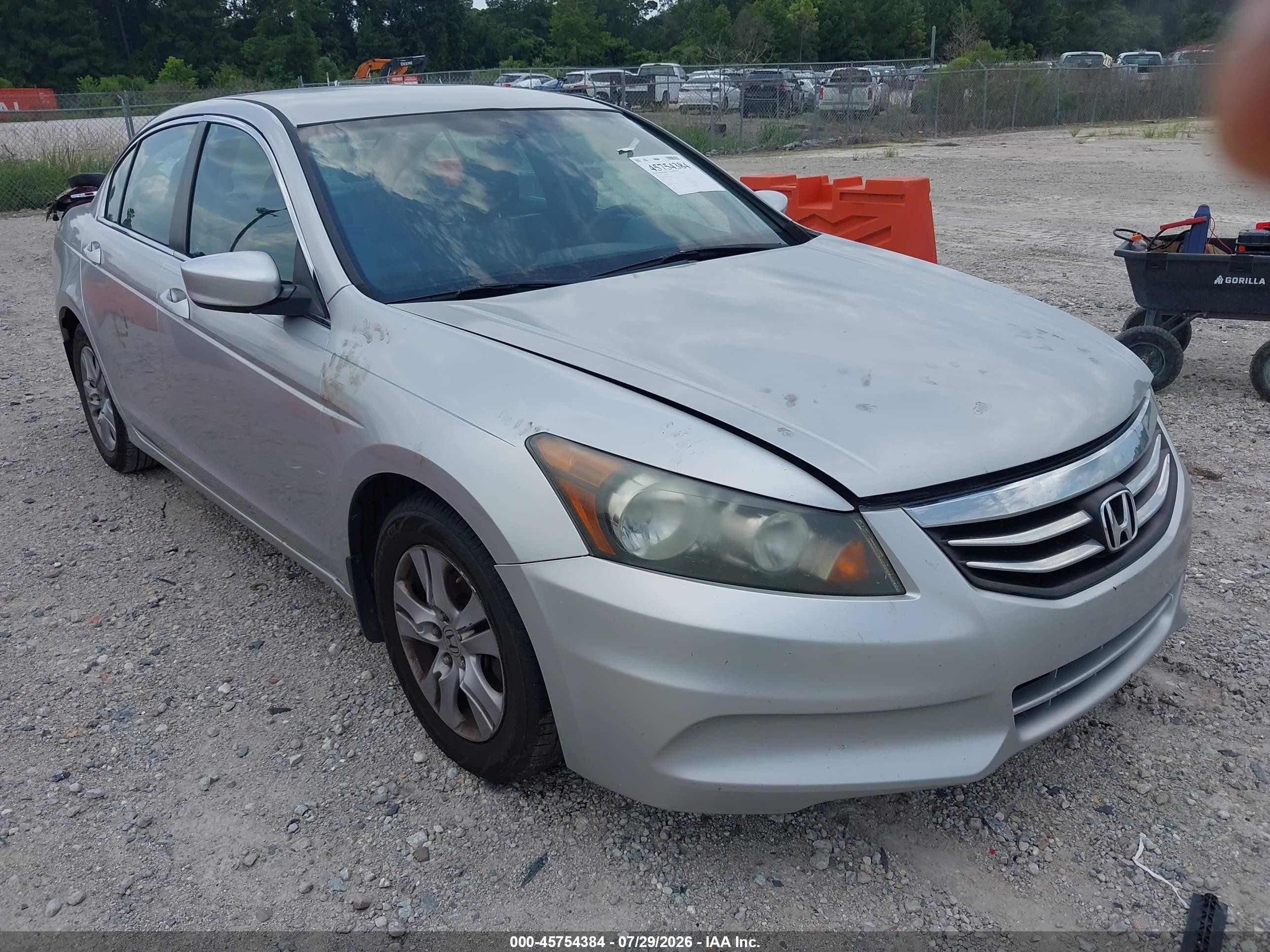 2012 Honda Accord 2.4 Se Серый vin: 1HGCP2F6XCA103412