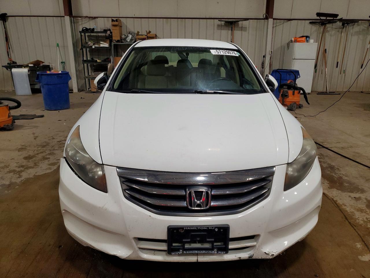 2012 Honda Accord Se White vin: 1HGCP2F6XCA108156