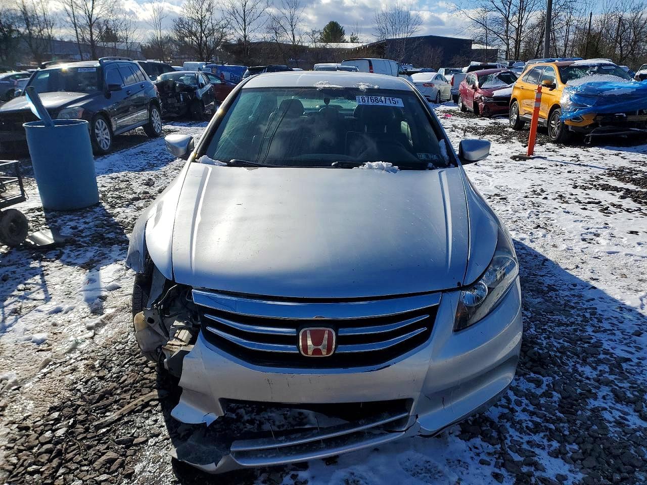 2012 Honda Accord Se Silver vin: 1HGCP2F6XCA112353