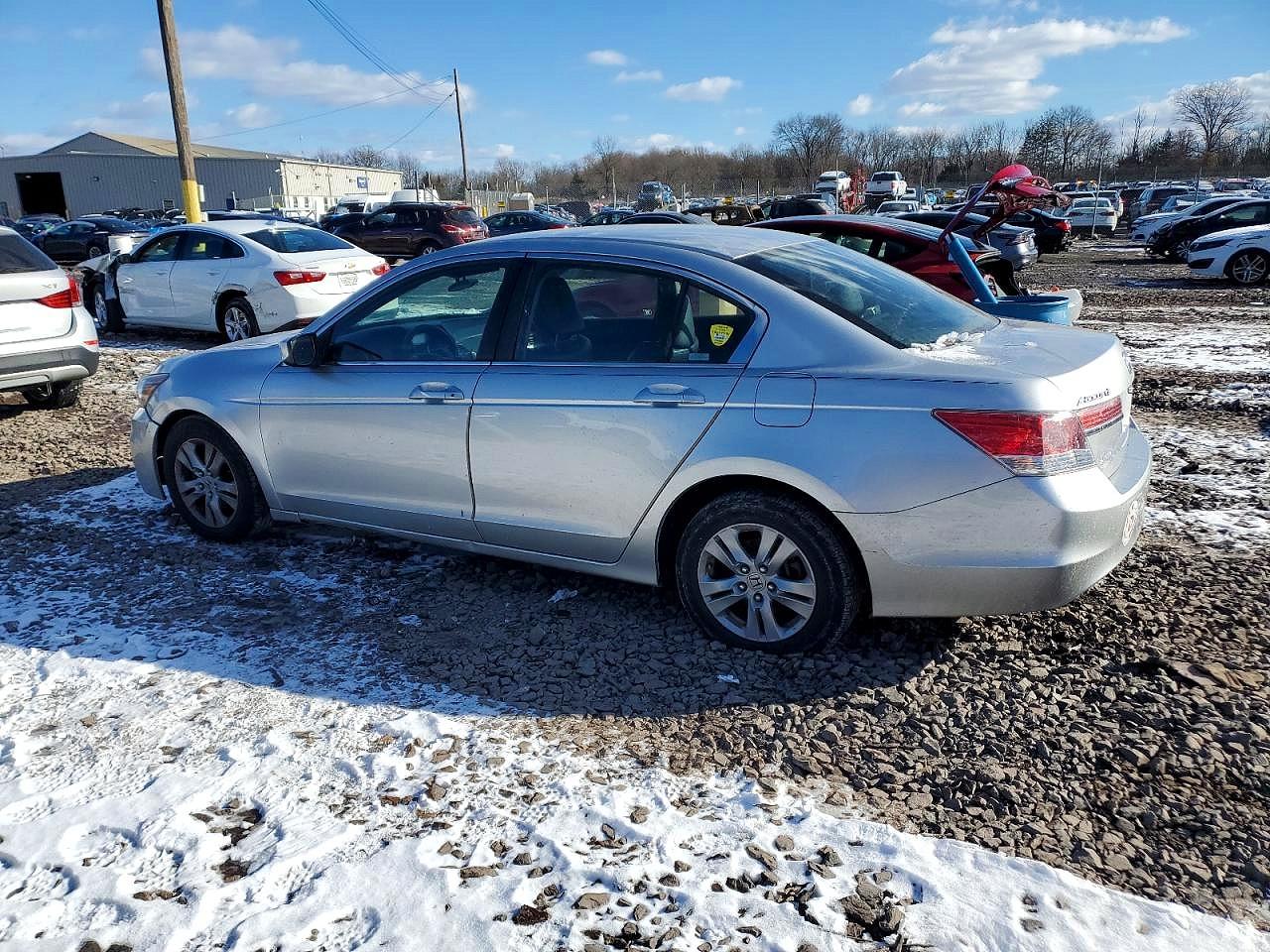 2012 Honda Accord Se Silver vin: 1HGCP2F6XCA112353