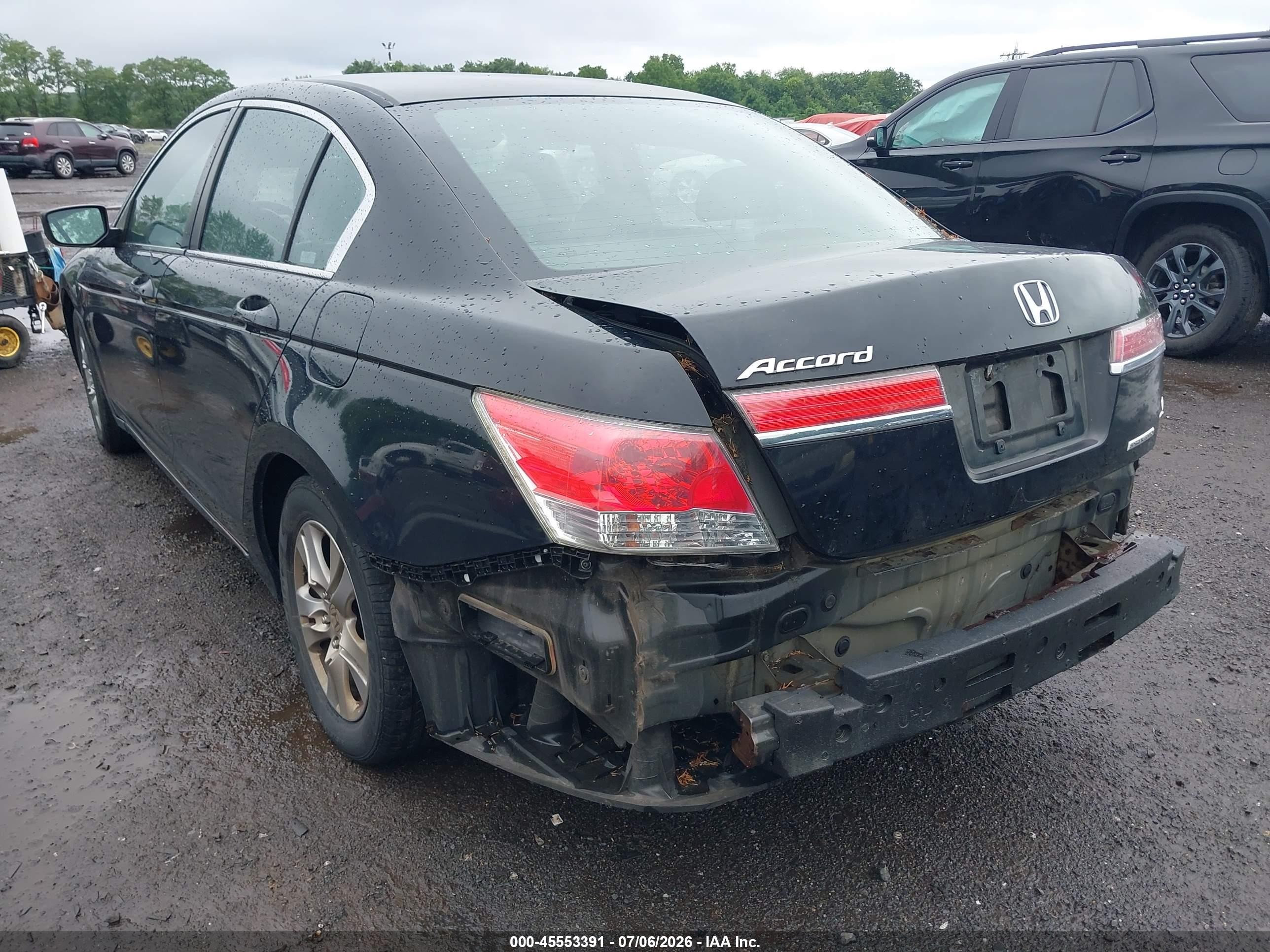 2012 Honda Accord 2.4 Se Black vin: 1HGCP2F6XCA138421