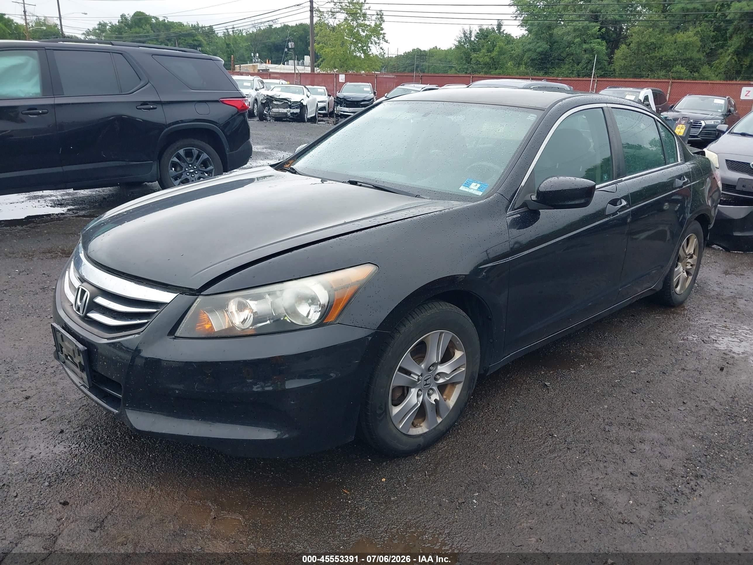 2012 Honda Accord 2.4 Se Black vin: 1HGCP2F6XCA138421