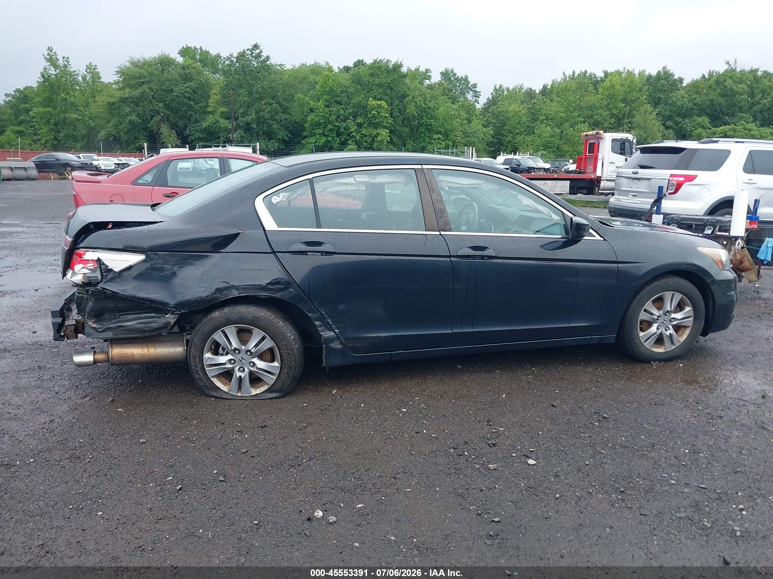2012 Honda Accord 2.4 Se Black vin: 1HGCP2F6XCA138421