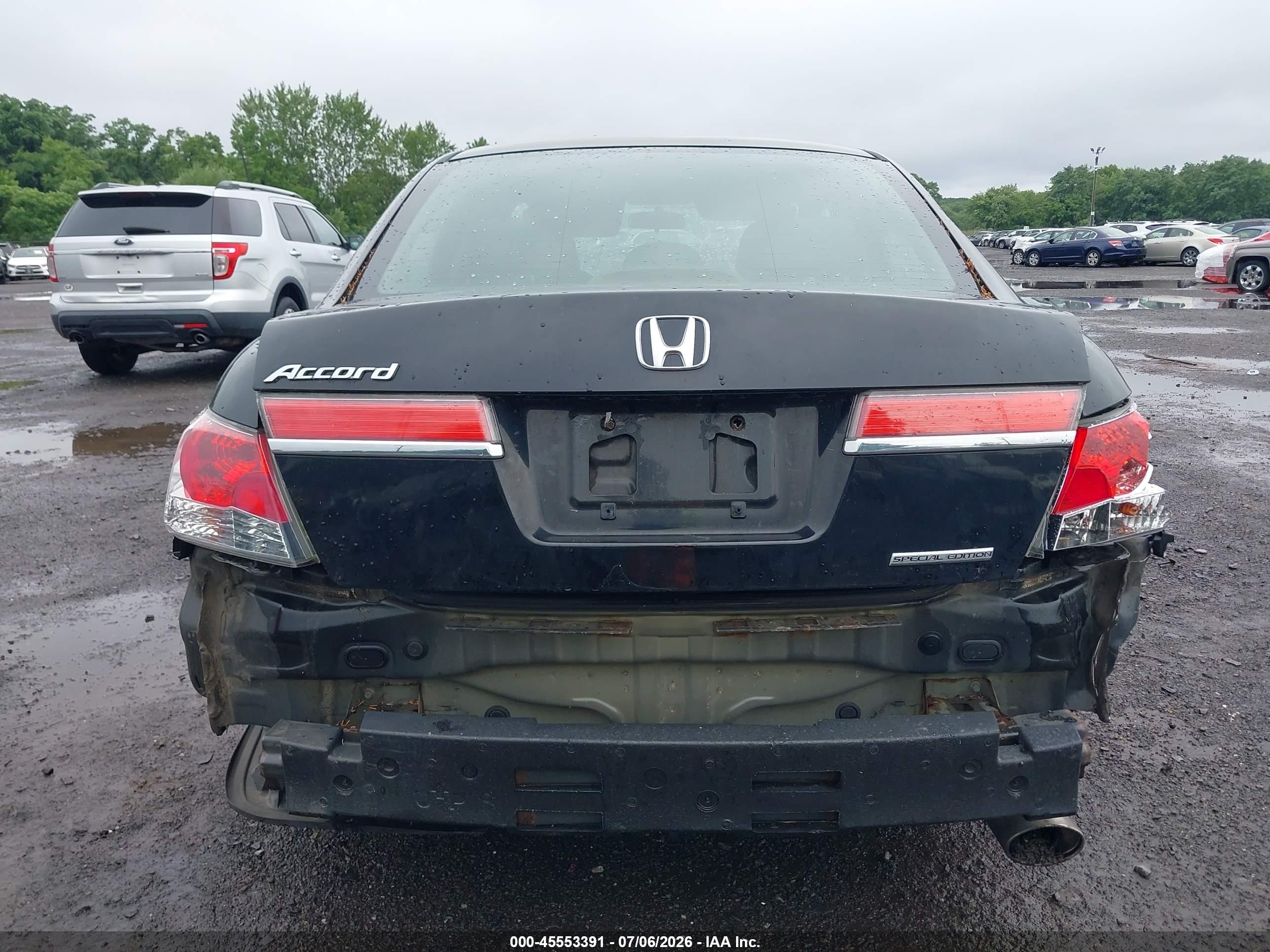 2012 Honda Accord 2.4 Se Black vin: 1HGCP2F6XCA138421