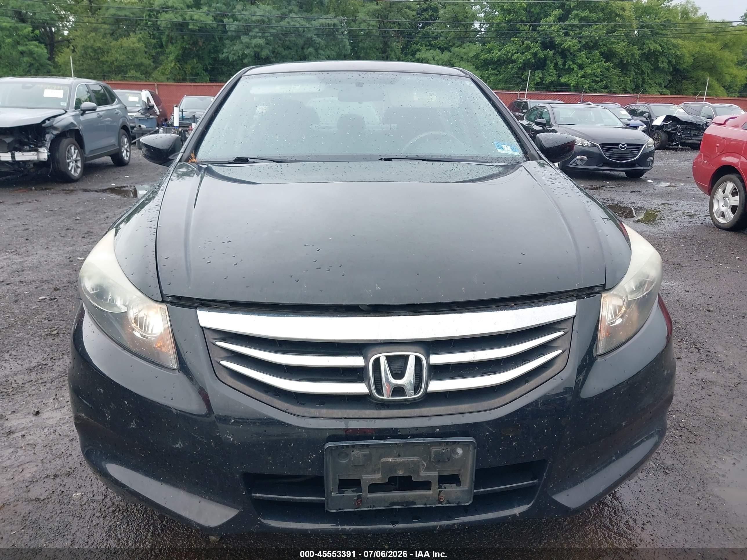 2012 Honda Accord 2.4 Se Black vin: 1HGCP2F6XCA138421