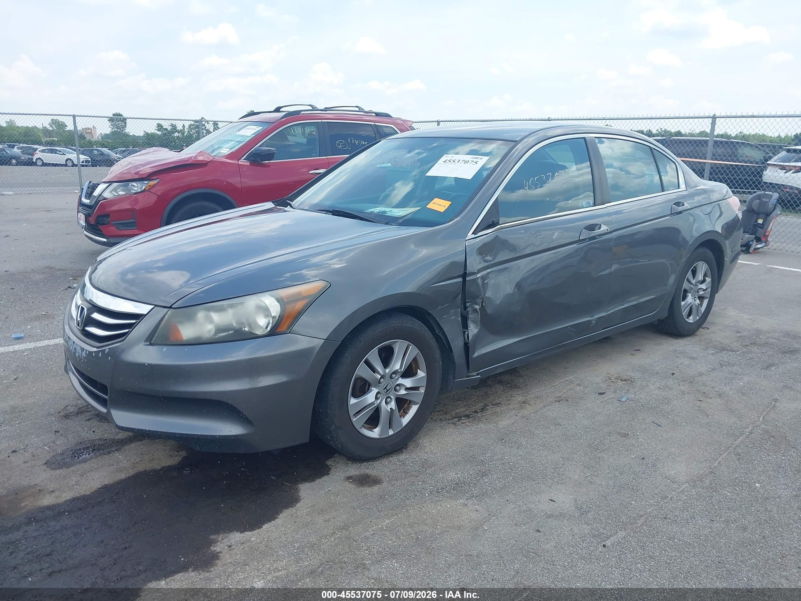 2012 Honda Accord 2.4 Se Gray vin: 1HGCP2F6XCA159575