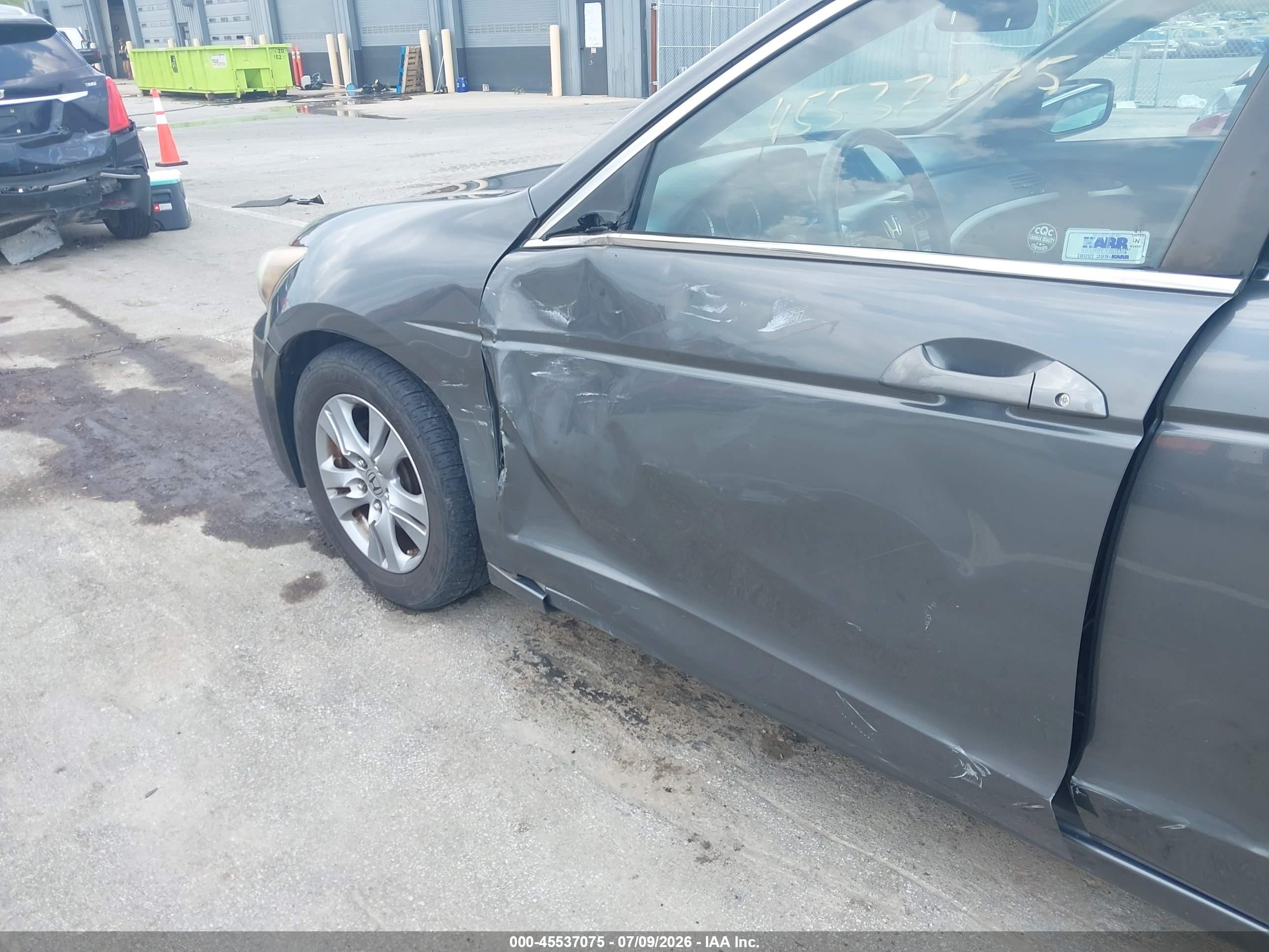 2012 Honda Accord 2.4 Se Gray vin: 1HGCP2F6XCA159575