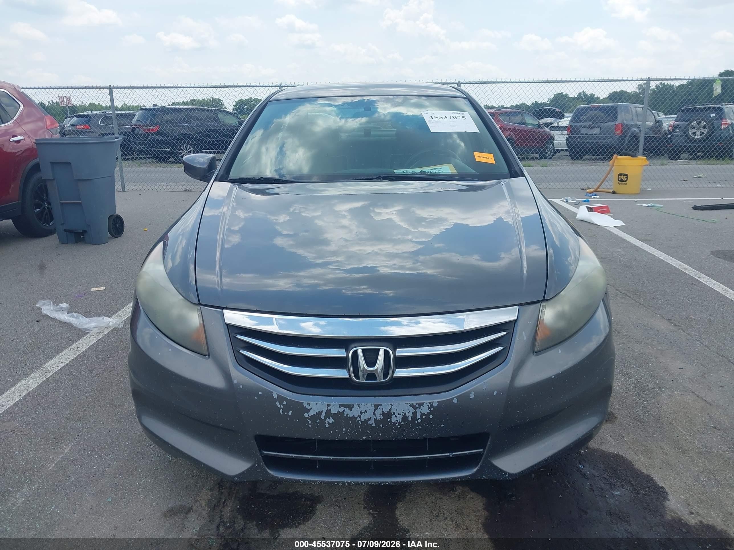 2012 Honda Accord 2.4 Se Gray vin: 1HGCP2F6XCA159575
