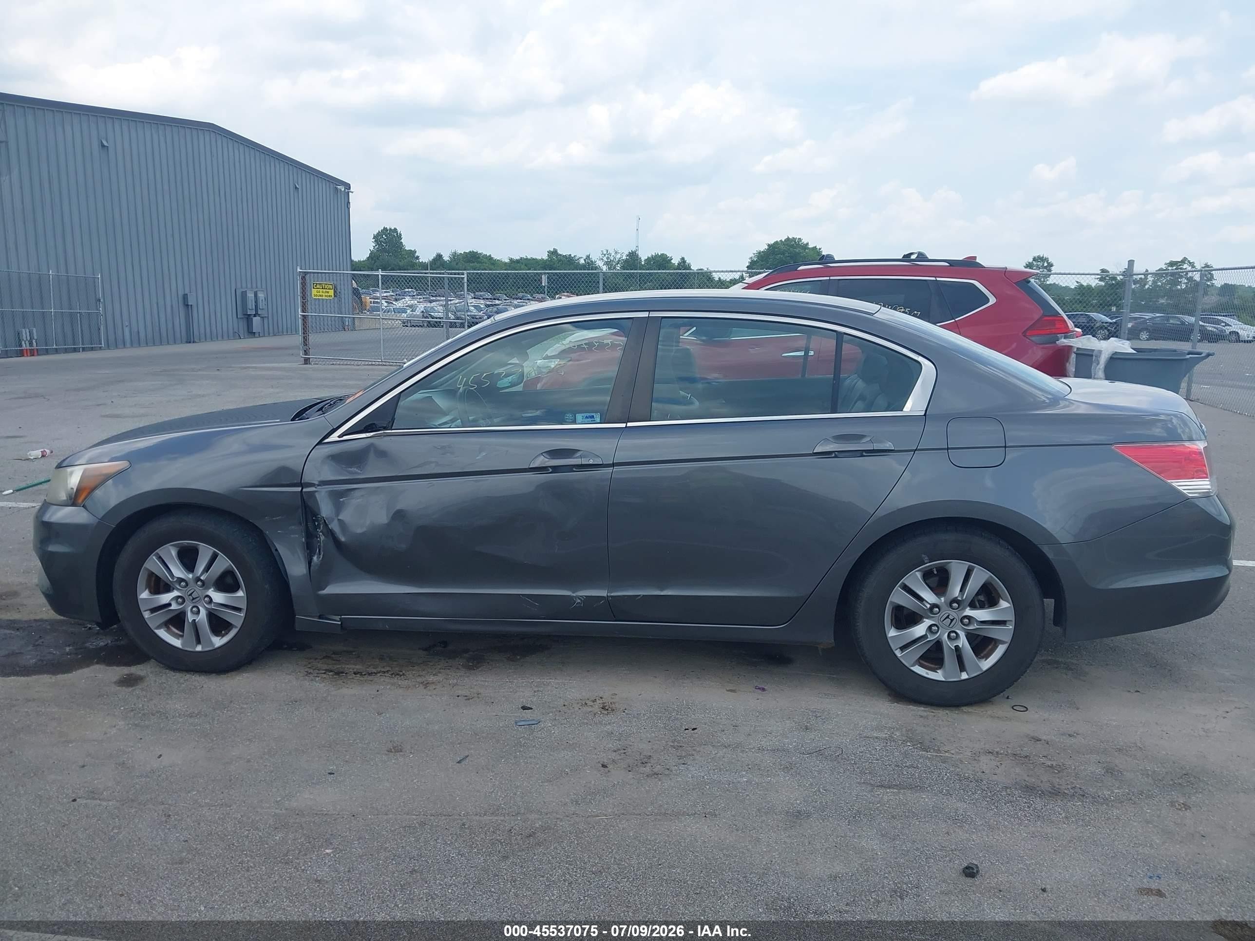 2012 Honda Accord 2.4 Se Gray vin: 1HGCP2F6XCA159575