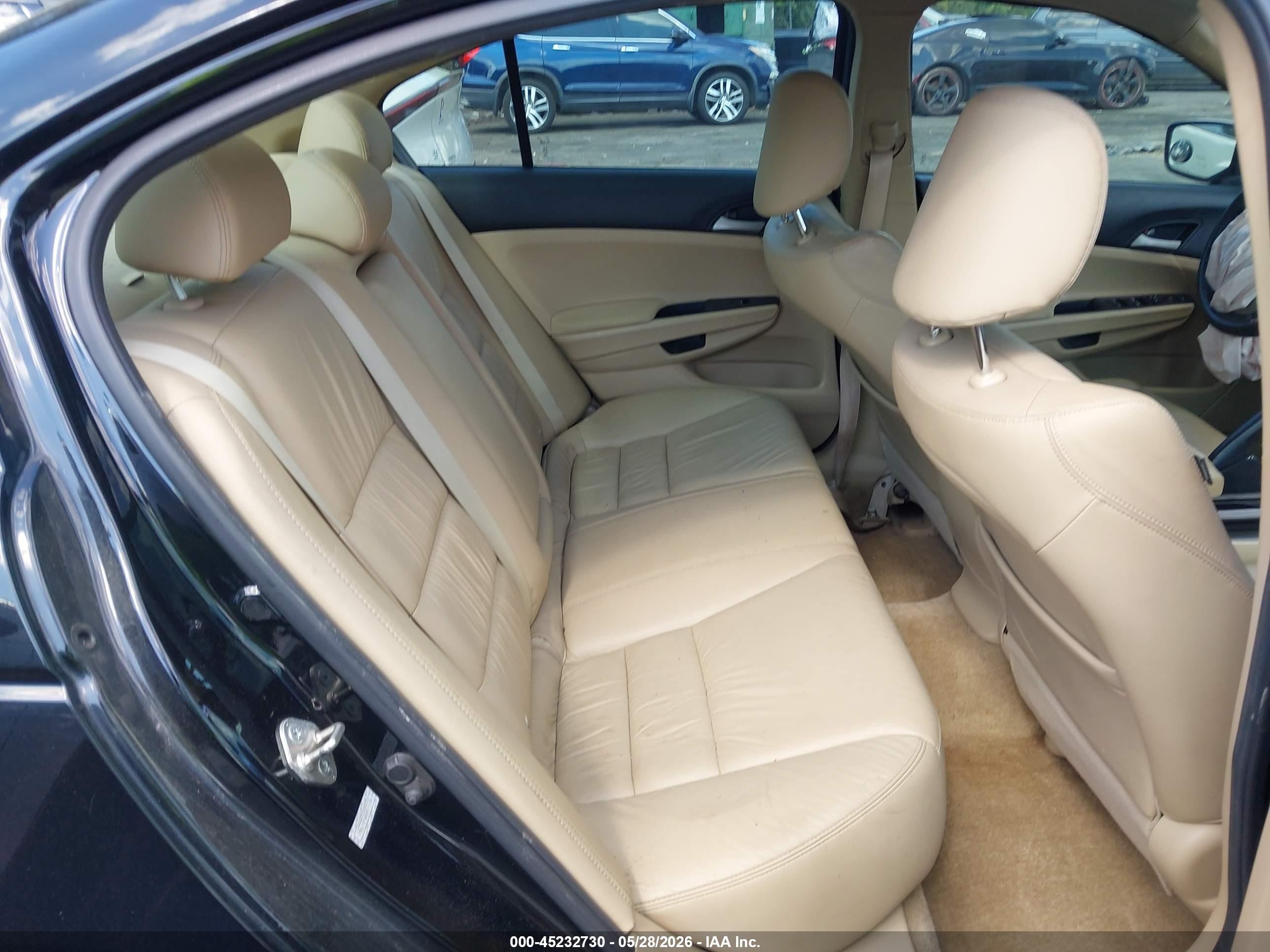 2012 Honda Accord 2.4 Se Black vin: 1HGCP2F6XCA171936