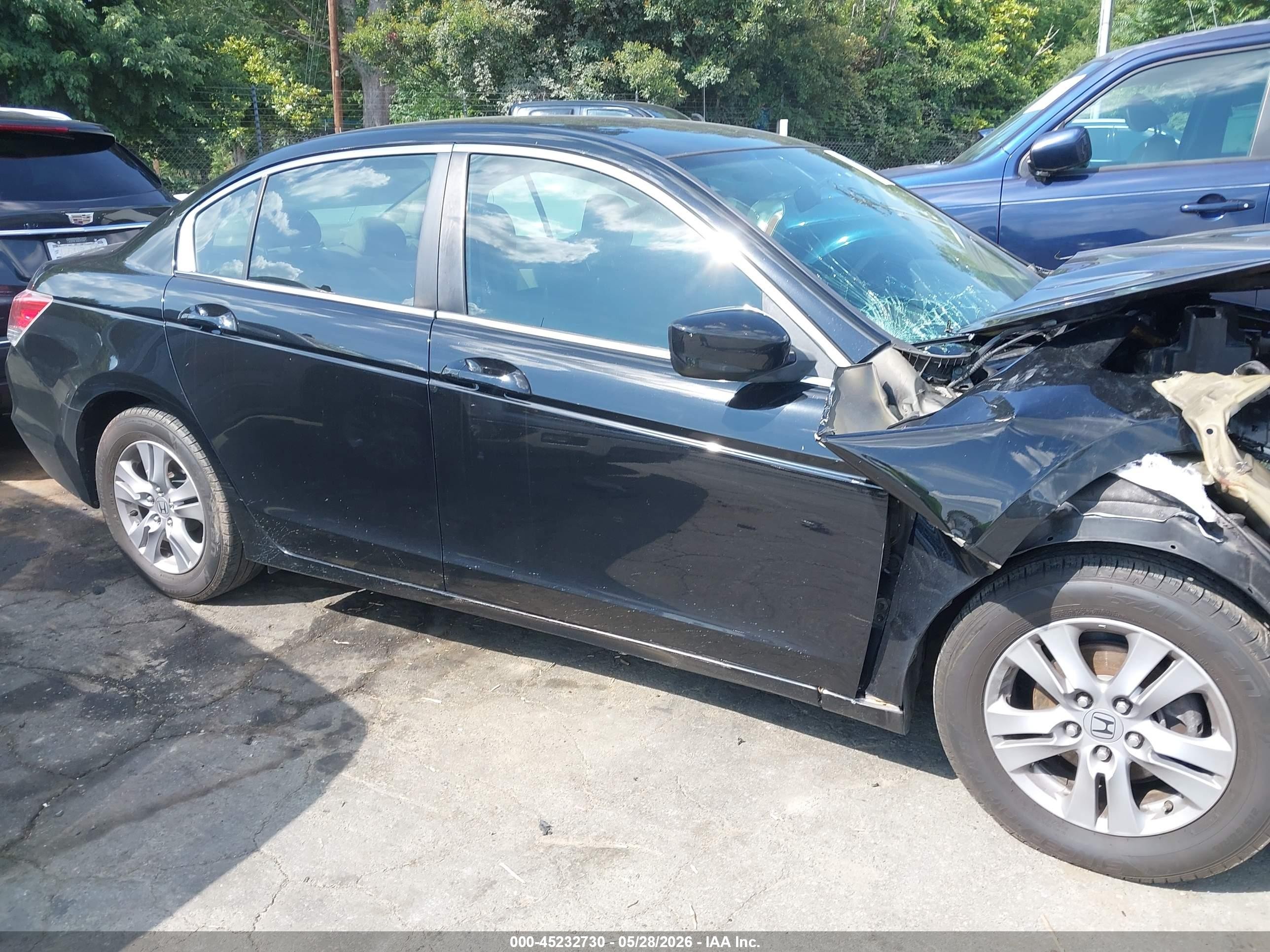 2012 Honda Accord 2.4 Se Black vin: 1HGCP2F6XCA171936