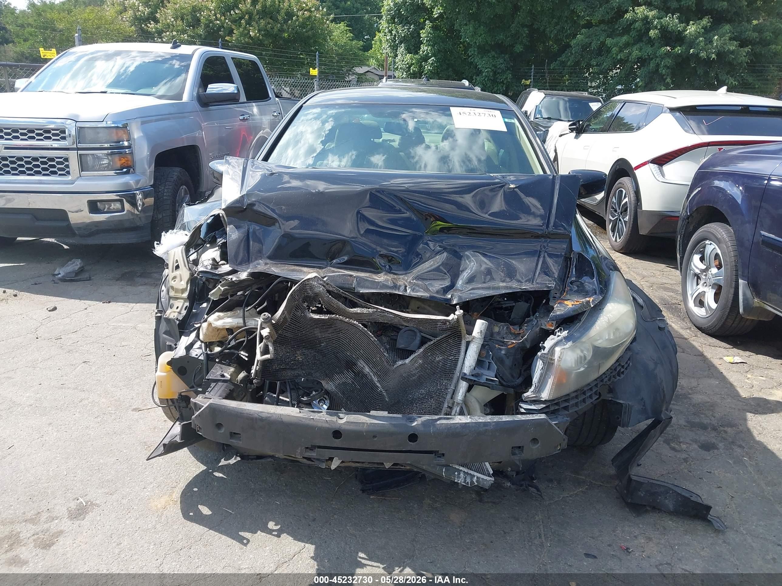 2012 Honda Accord 2.4 Se Black vin: 1HGCP2F6XCA171936