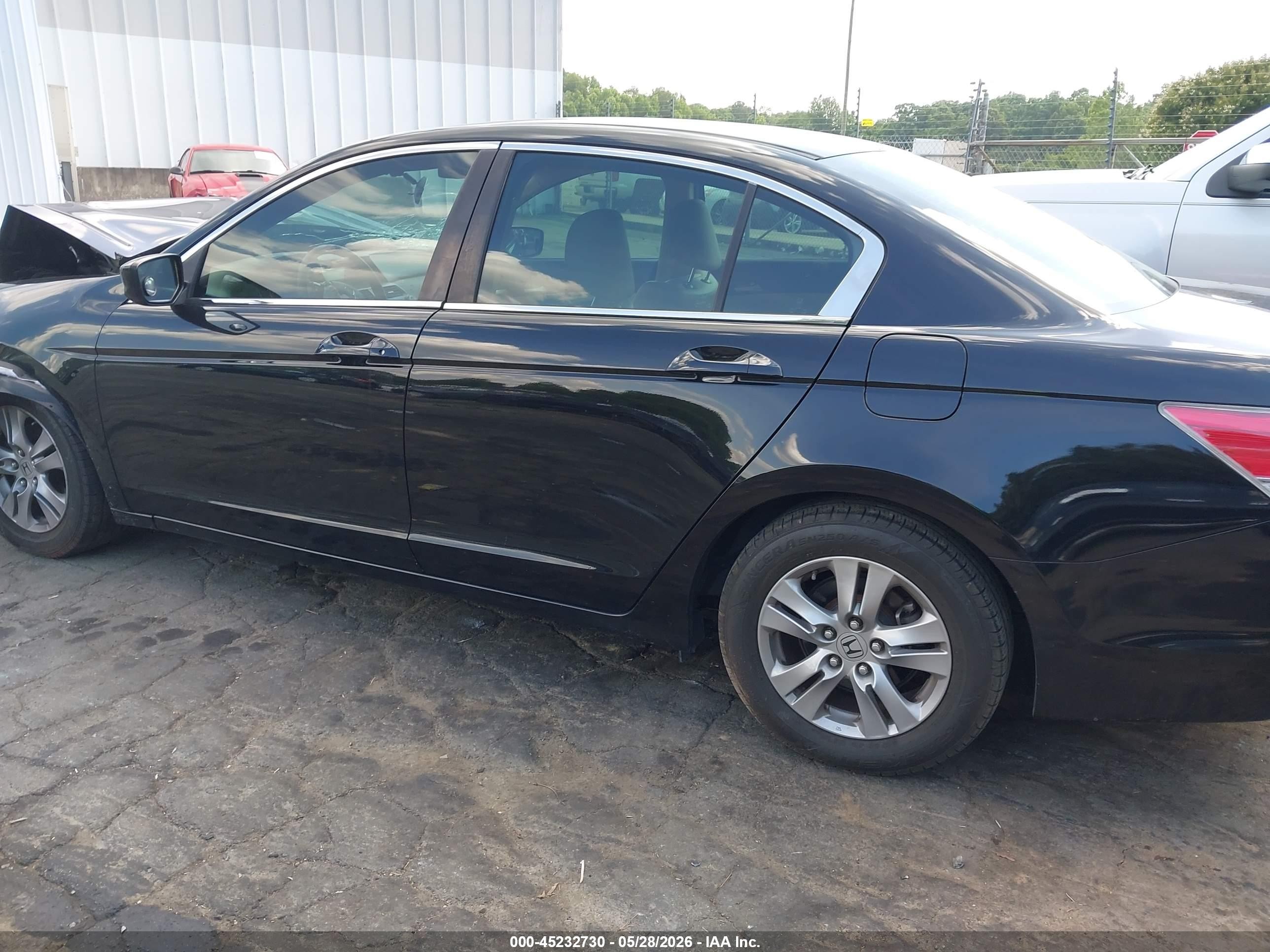 2012 Honda Accord 2.4 Se Black vin: 1HGCP2F6XCA171936