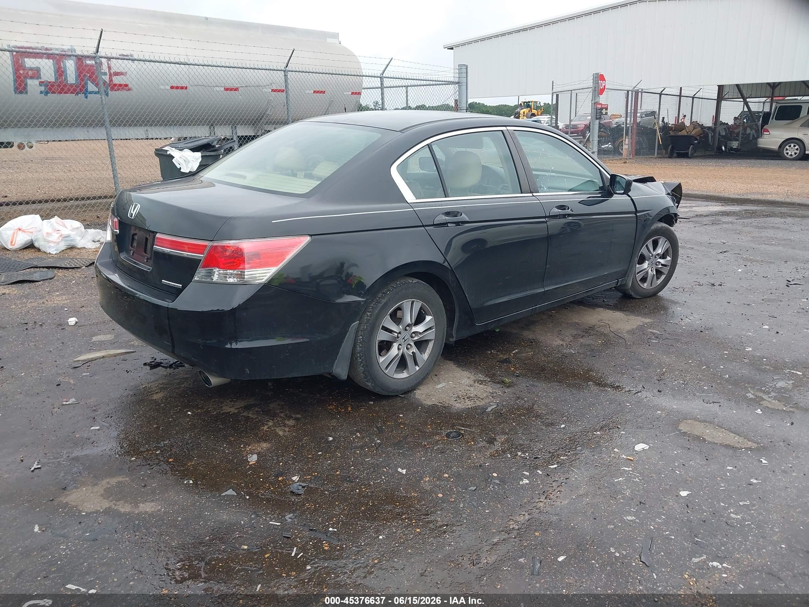 2012 Honda Accord 2.4 Se Черный vin: 1HGCP2F6XCA176991