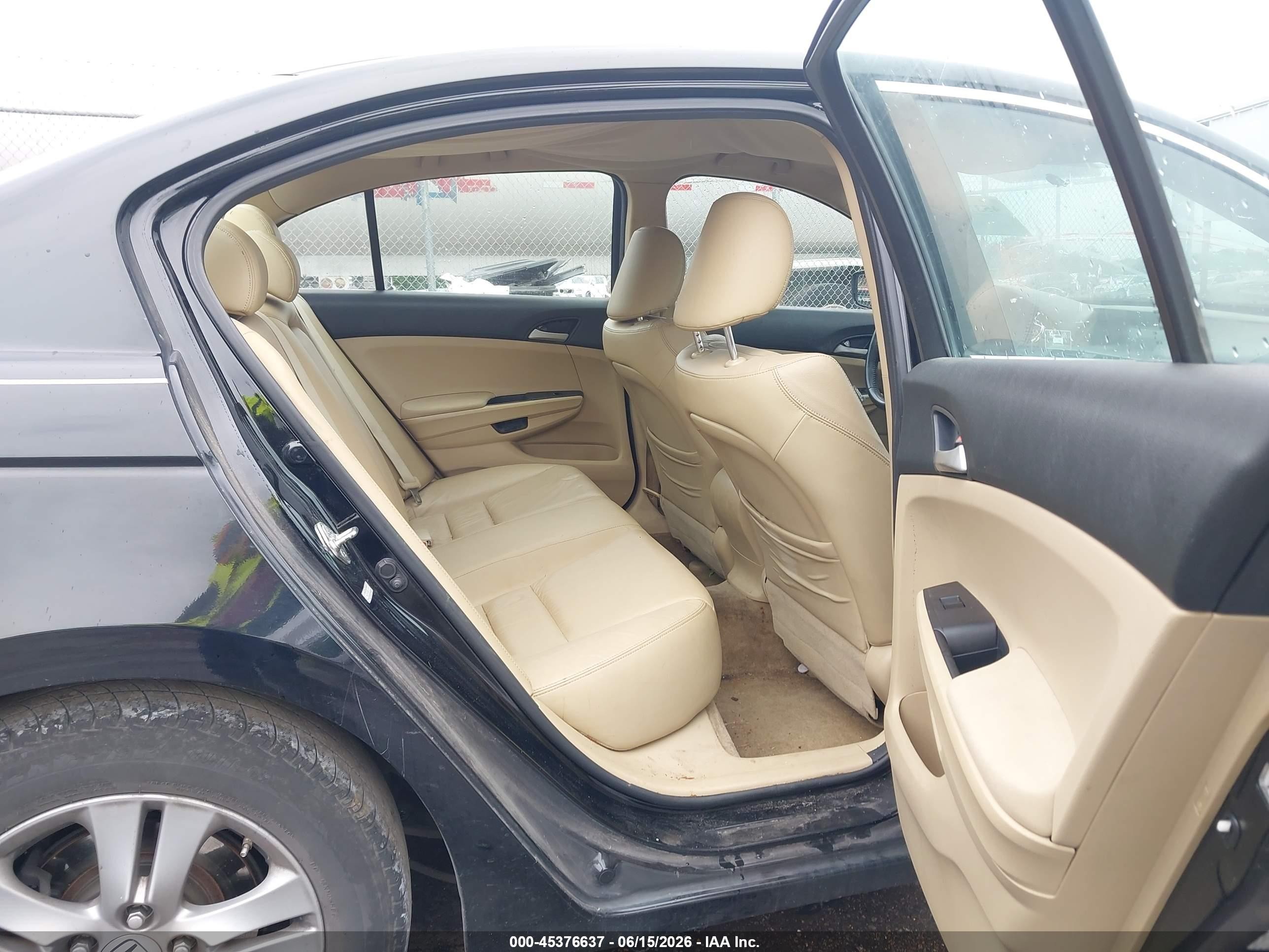 2012 Honda Accord 2.4 Se Черный vin: 1HGCP2F6XCA176991