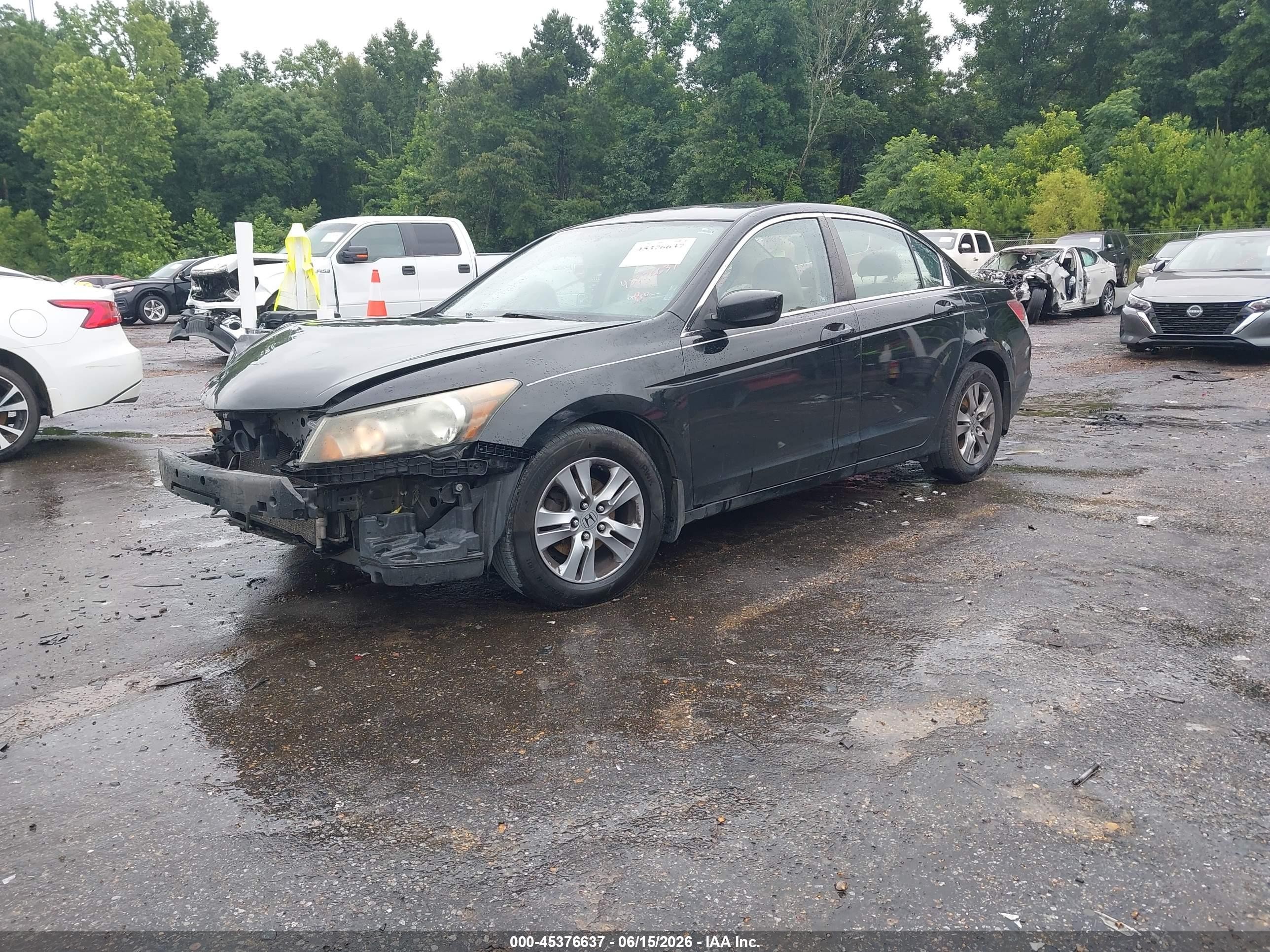 2012 Honda Accord 2.4 Se Черный vin: 1HGCP2F6XCA176991