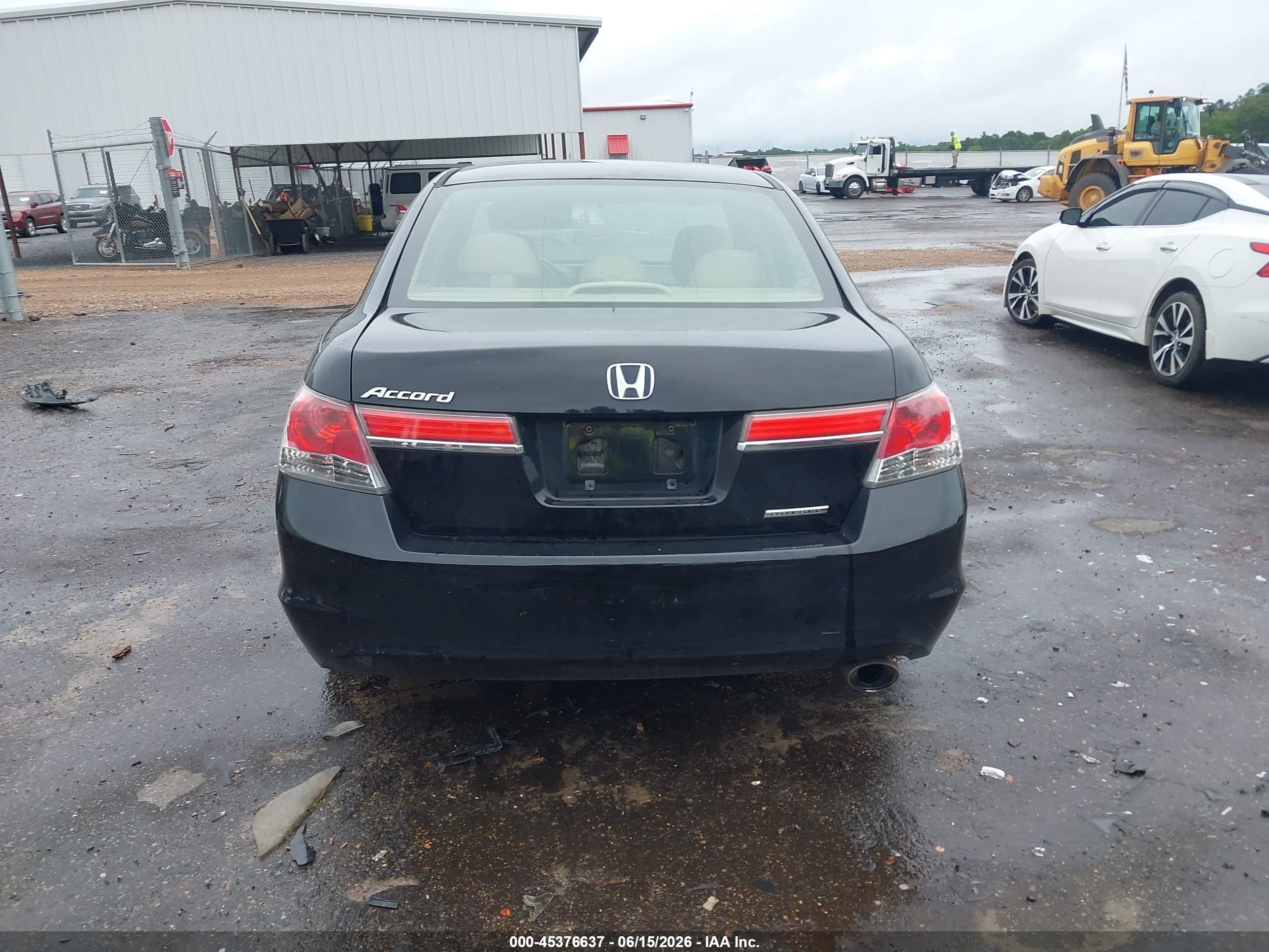 2012 Honda Accord 2.4 Se Черный vin: 1HGCP2F6XCA176991