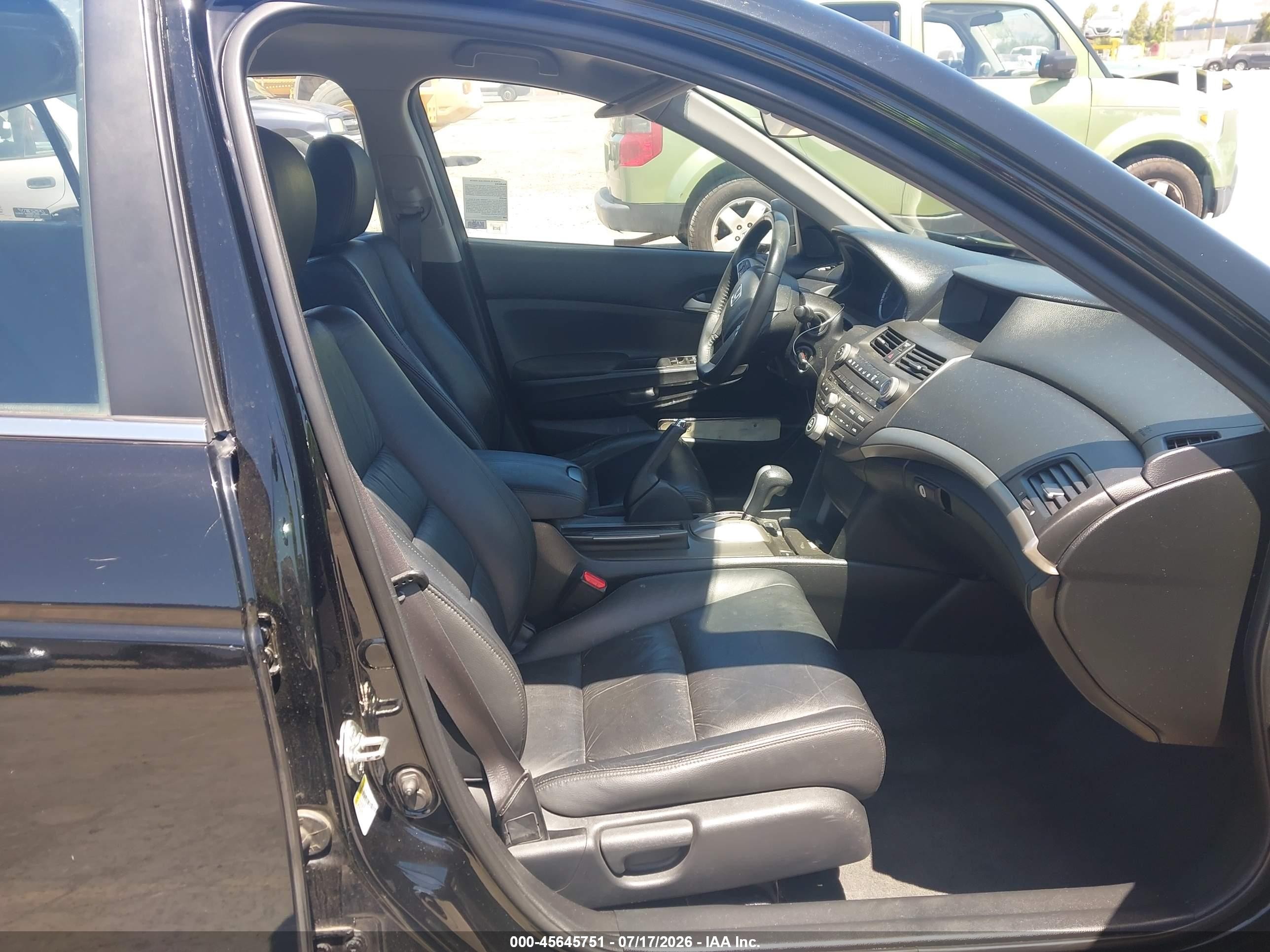 2012 Honda Accord 2.4 Se Черный vin: 1HGCP2F6XCA200741