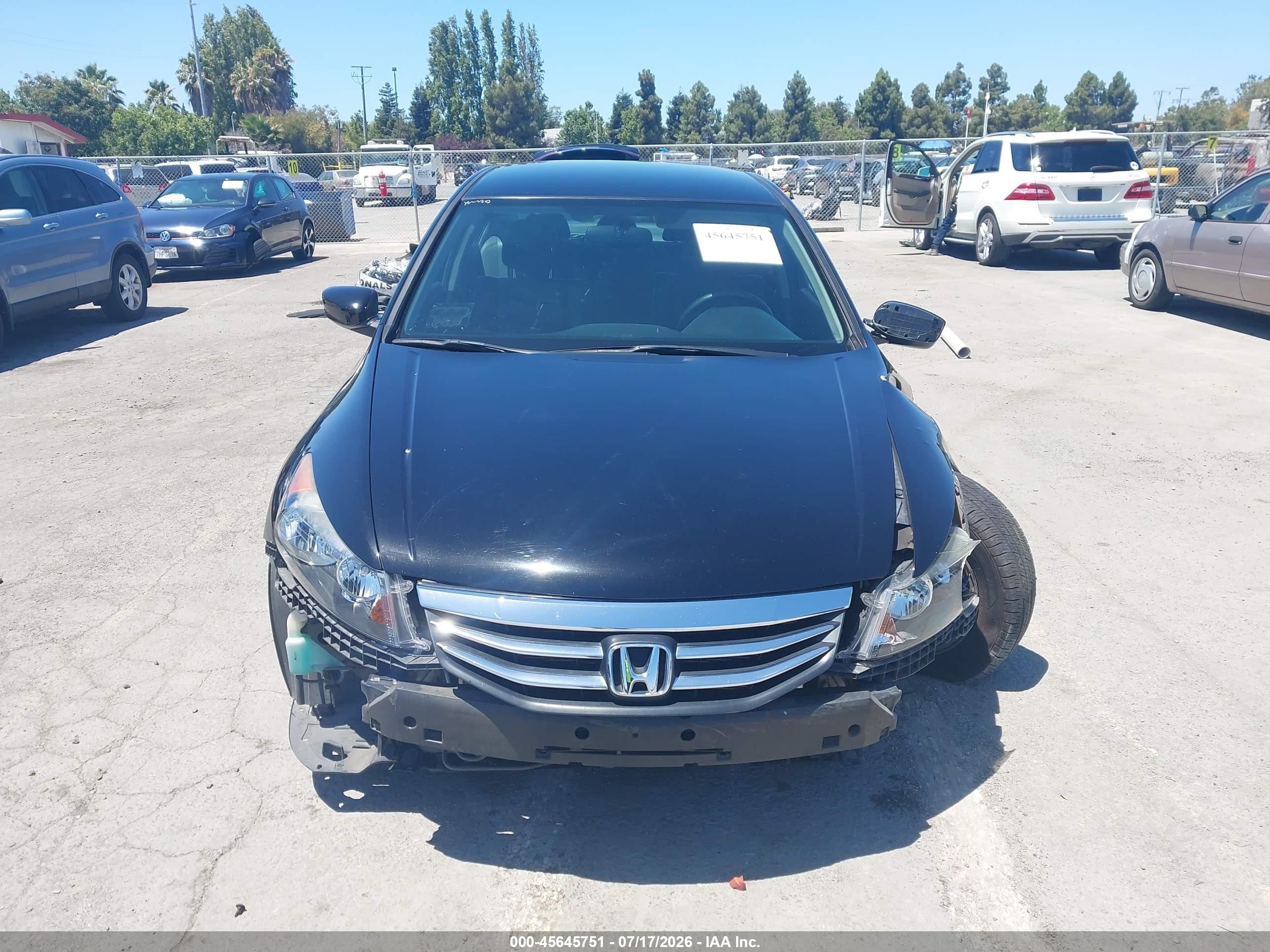 2012 Honda Accord 2.4 Se Черный vin: 1HGCP2F6XCA200741