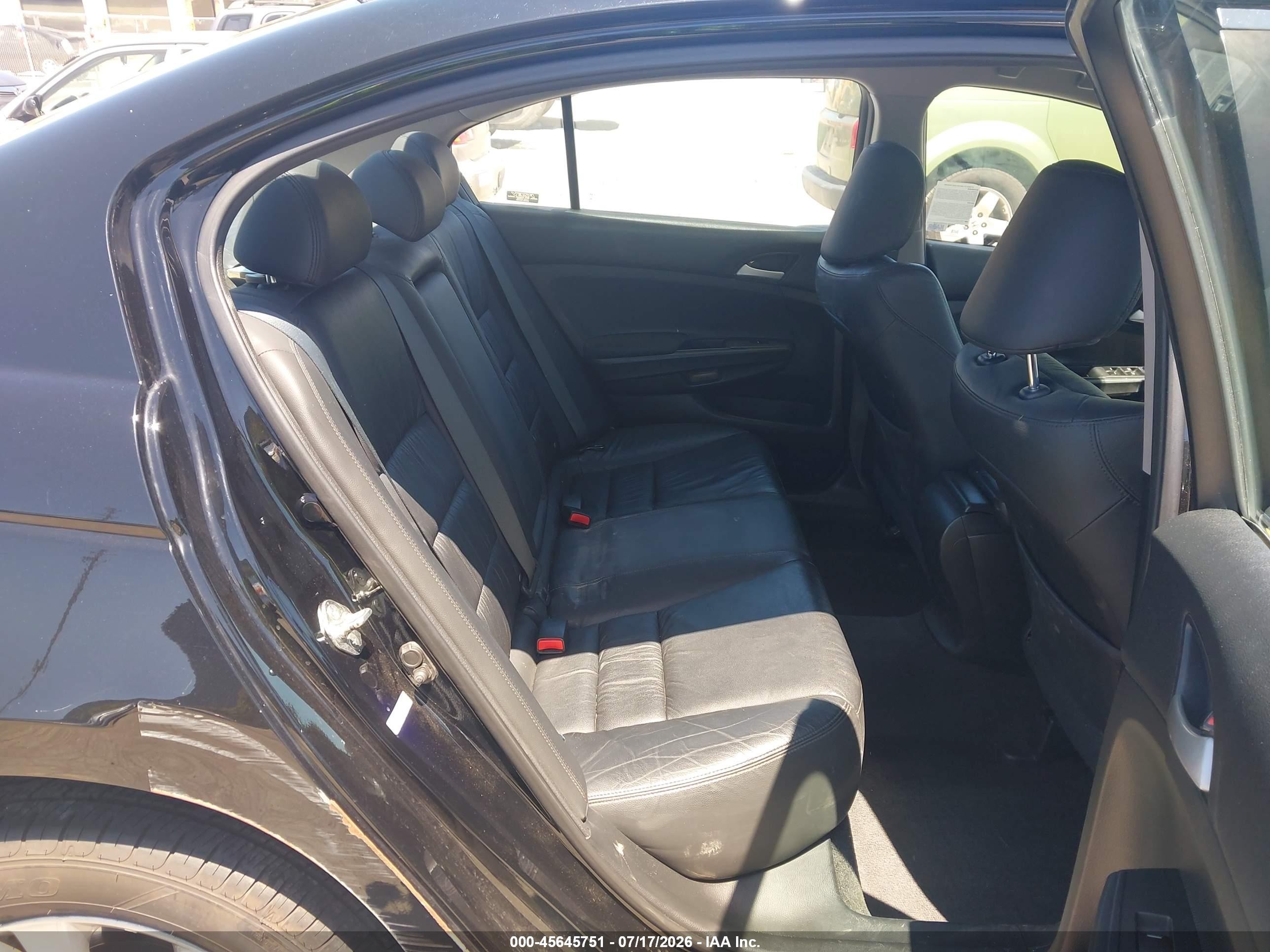 2012 Honda Accord 2.4 Se Черный vin: 1HGCP2F6XCA200741