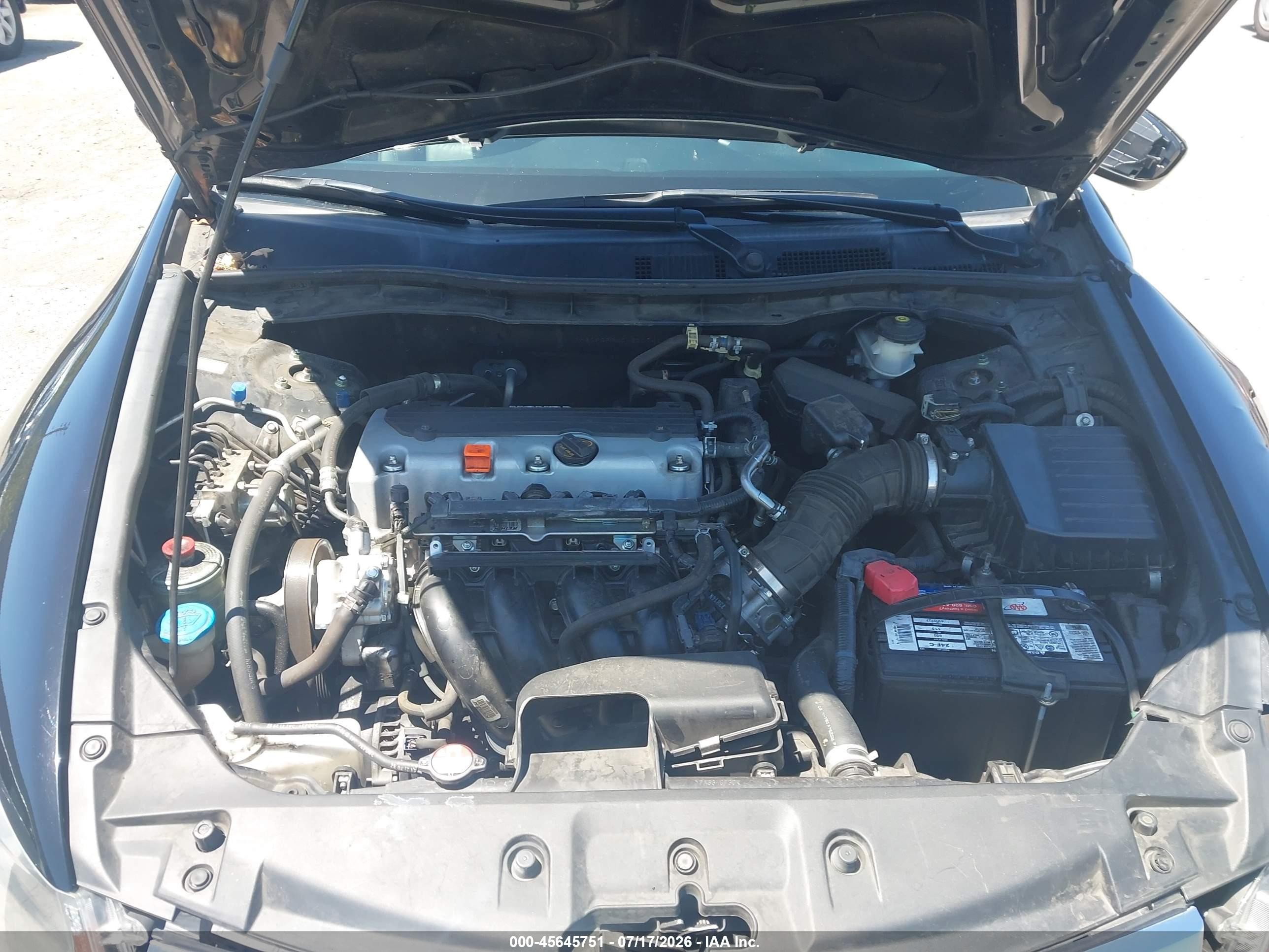 2012 Honda Accord 2.4 Se Черный vin: 1HGCP2F6XCA200741