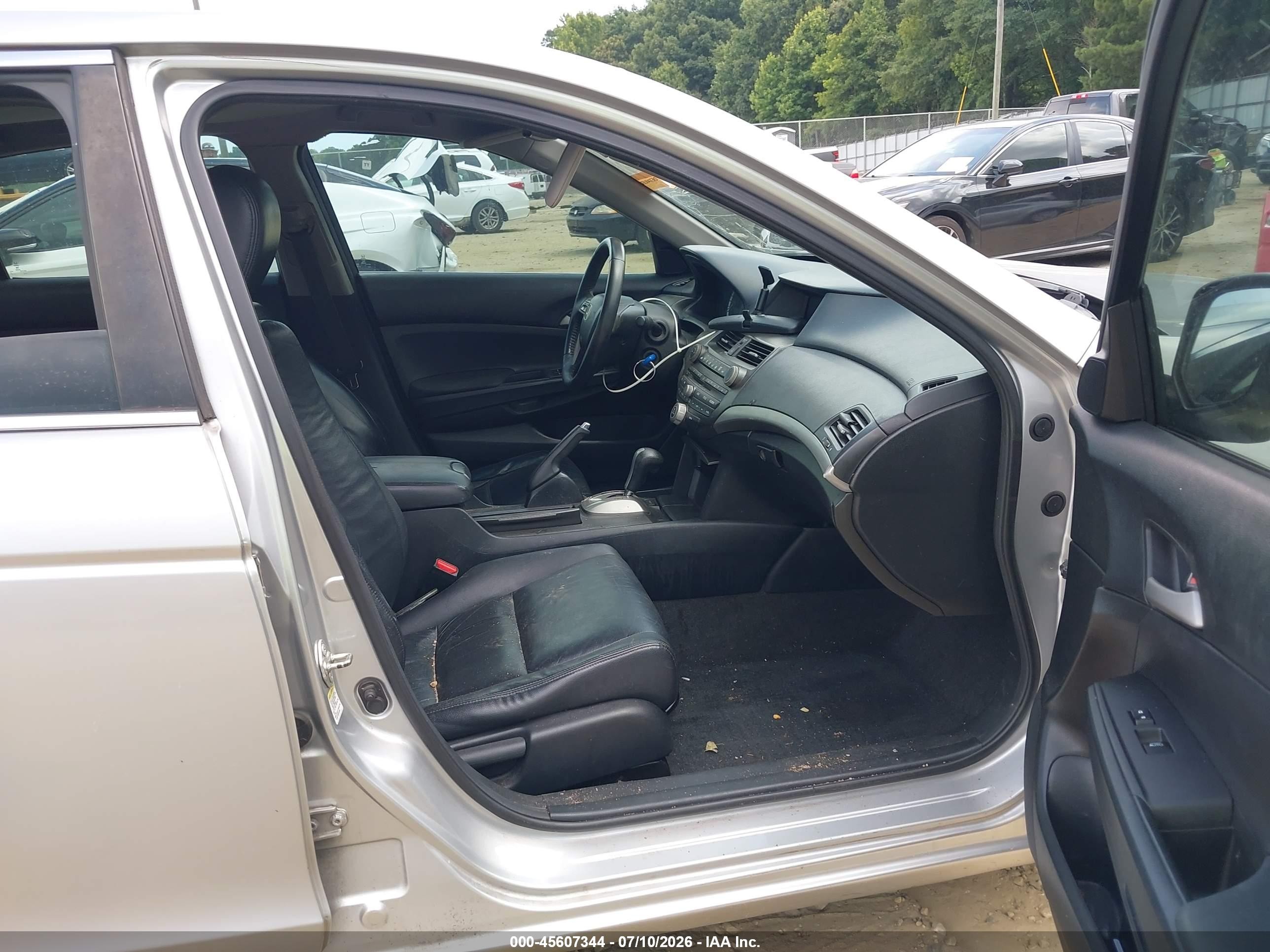 2012 Honda Accord 2.4 Se Silver vin: 1HGCP2F6XCA203297
