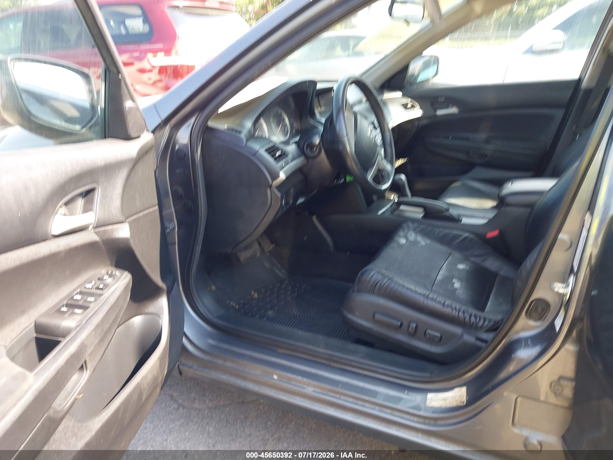 2012 Honda Accord 2.4 Se Gray vin: 1HGCP2F6XCA223971