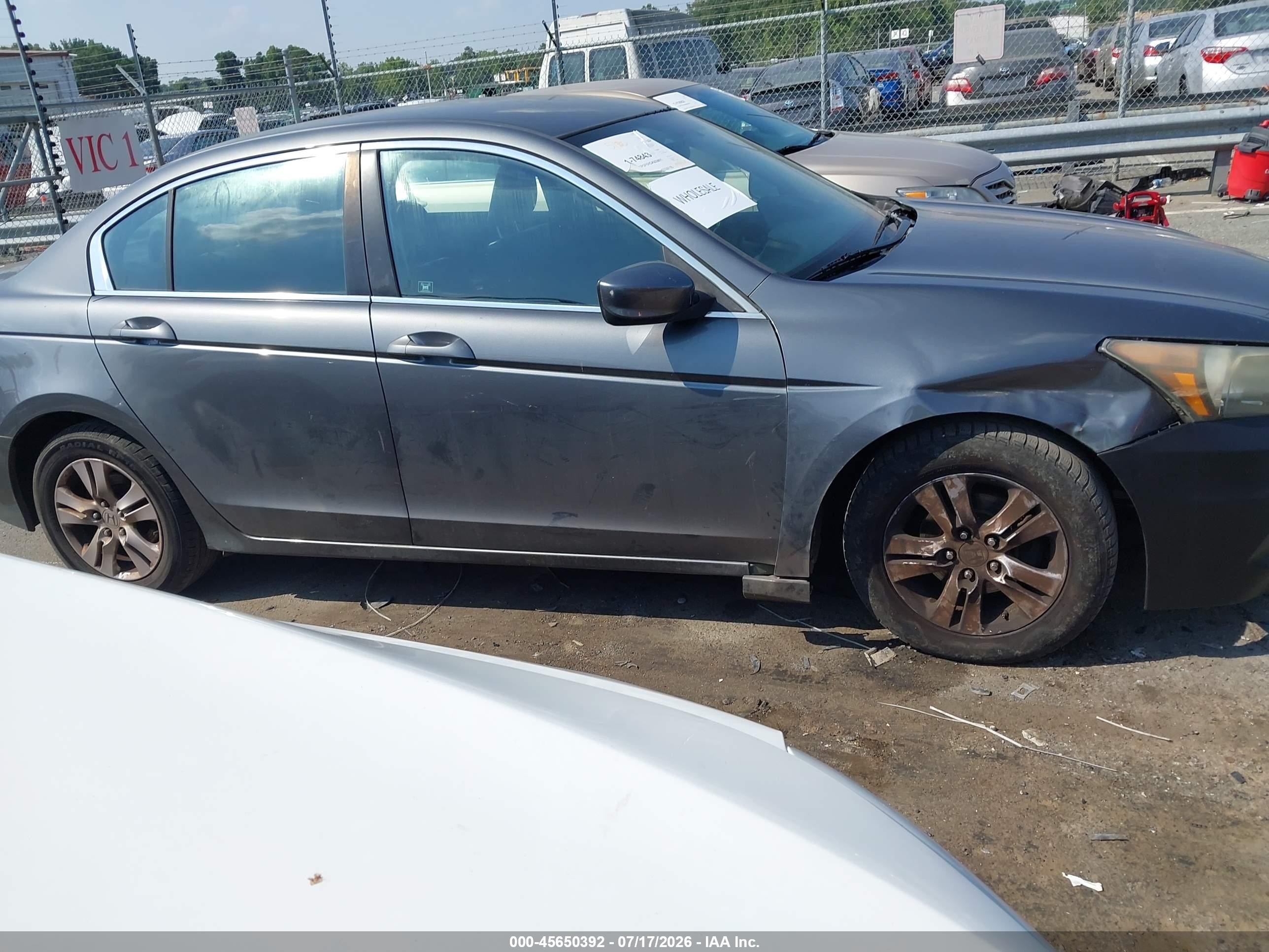 2012 Honda Accord 2.4 Se Gray vin: 1HGCP2F6XCA223971