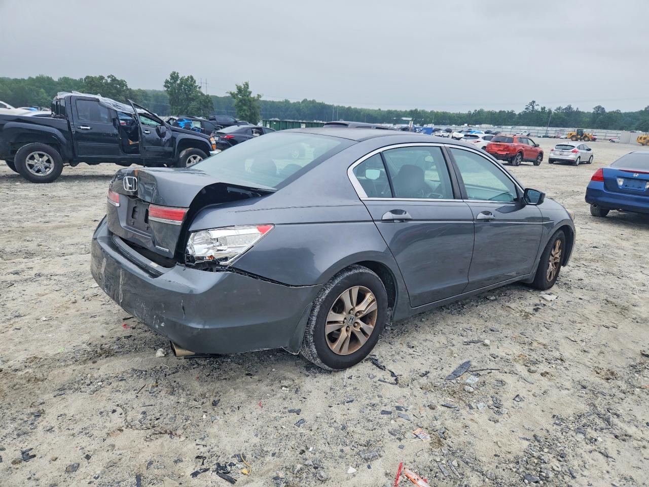 2012 Honda Accord Se Gray vin: 1HGCP2F6XCA242472