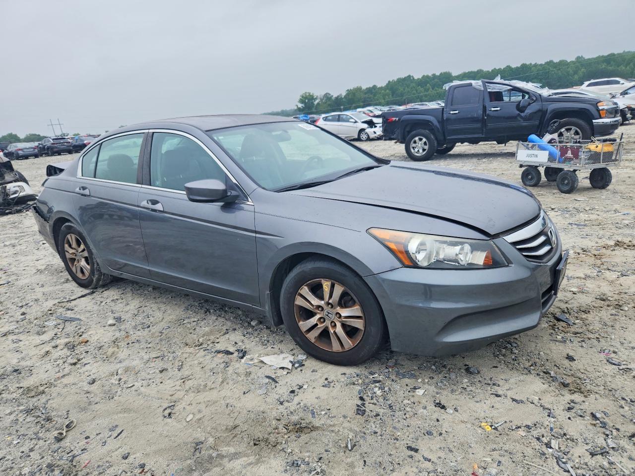 2012 Honda Accord Se Gray vin: 1HGCP2F6XCA242472