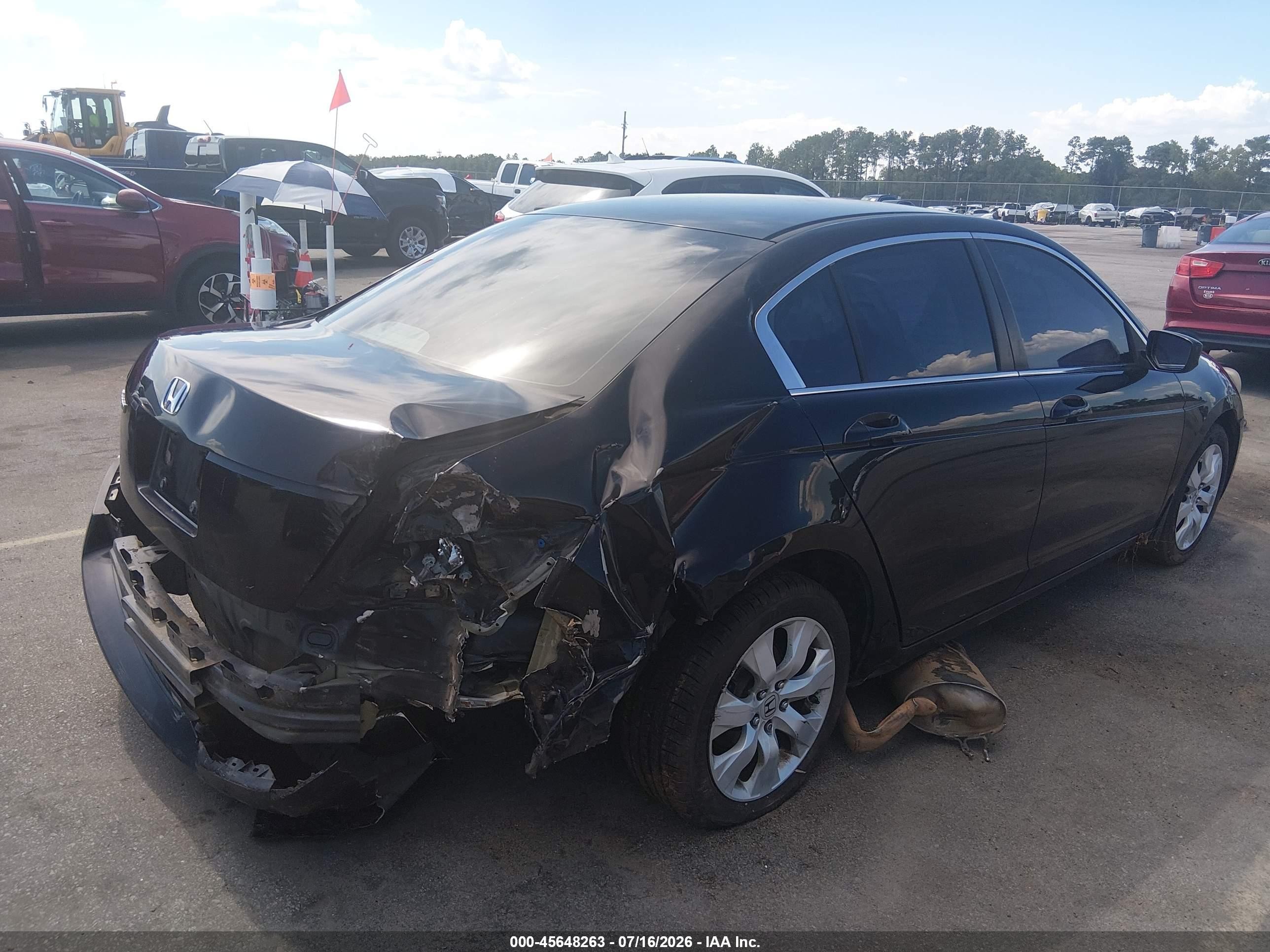 2010 Honda Accord 2.4 Ex Black vin: 1HGCP2F70AA031402