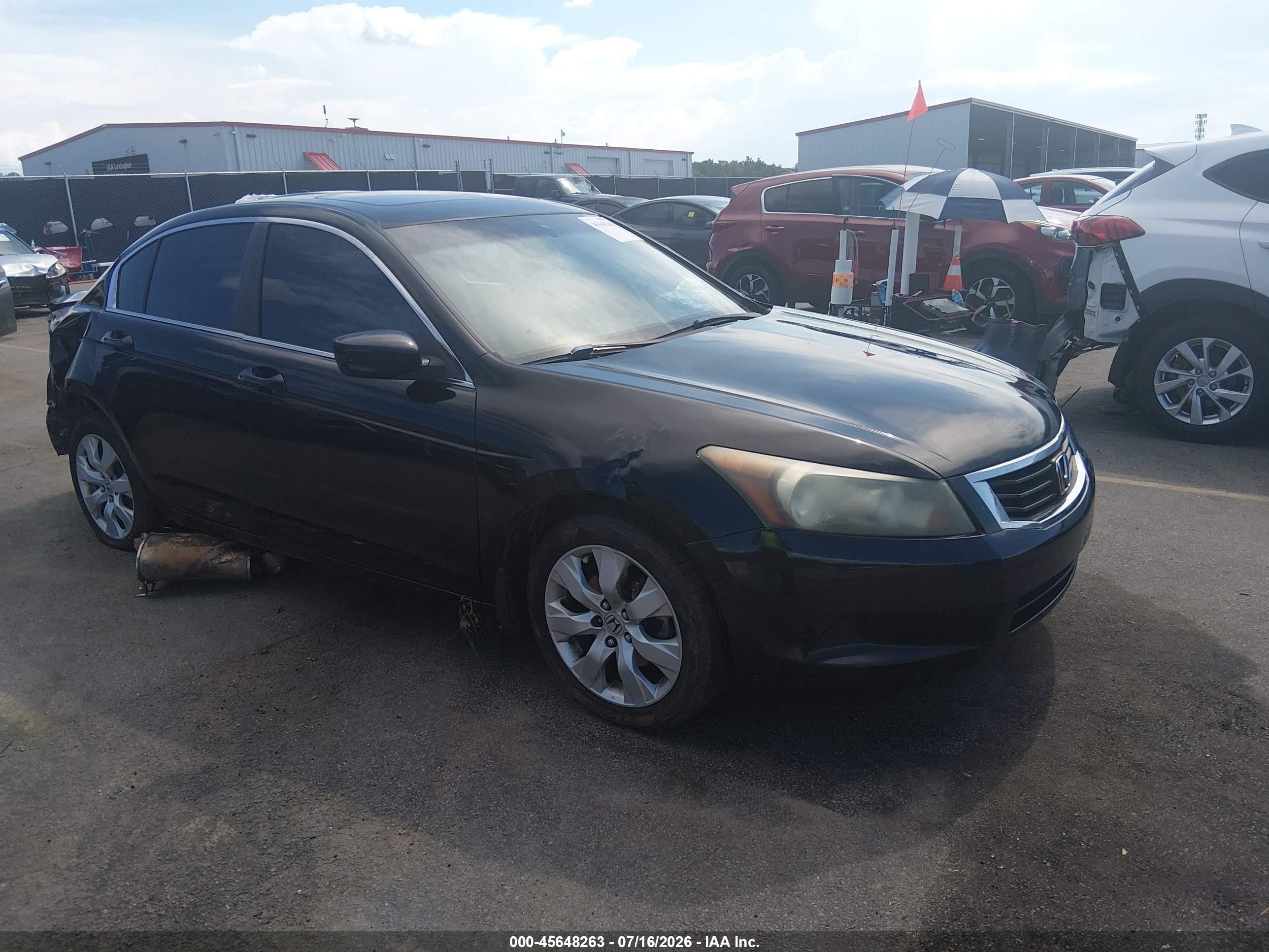 2010 Honda Accord 2.4 Ex Черный vin: 1HGCP2F70AA031402