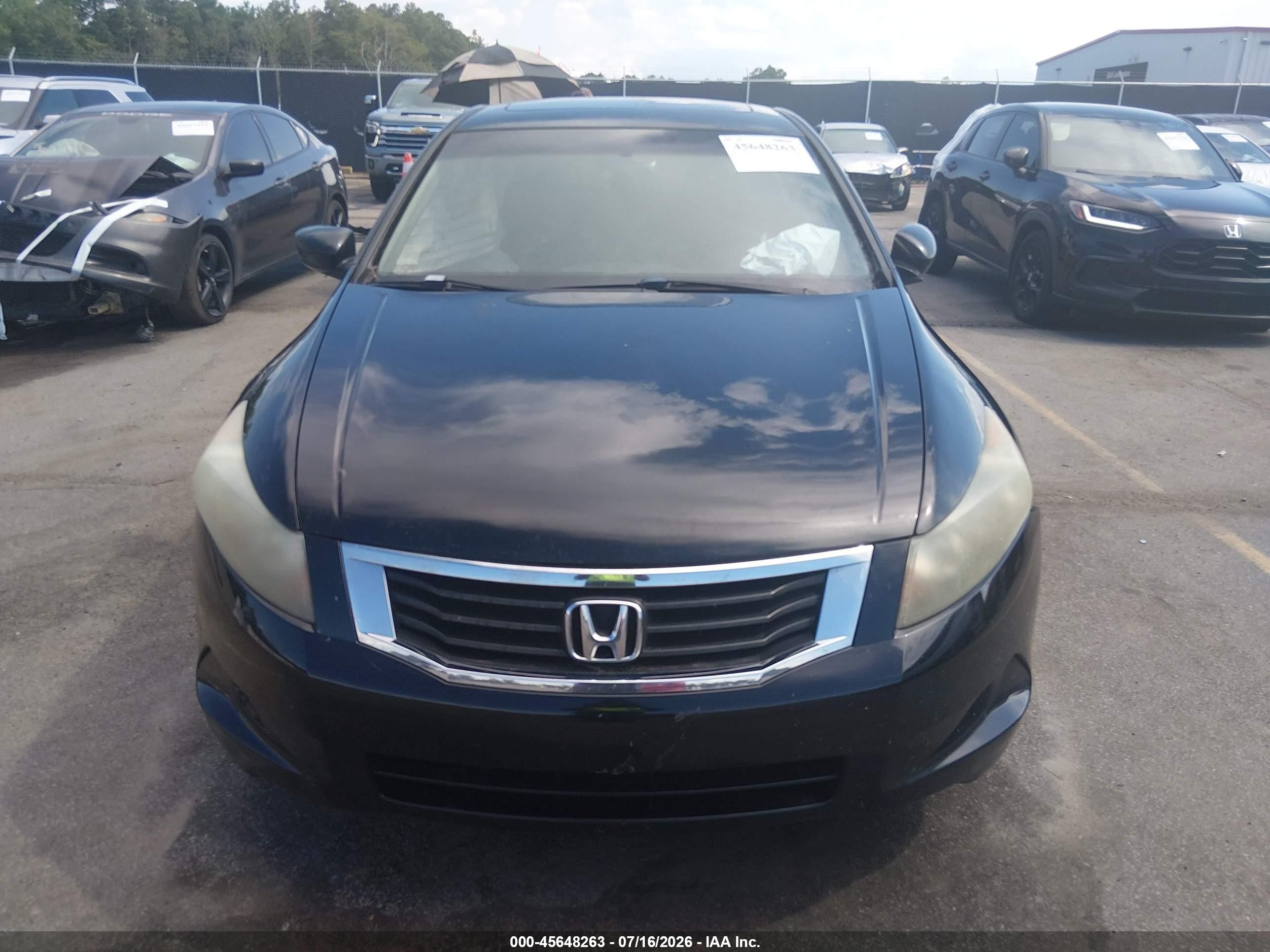 2010 Honda Accord 2.4 Ex Black vin: 1HGCP2F70AA031402