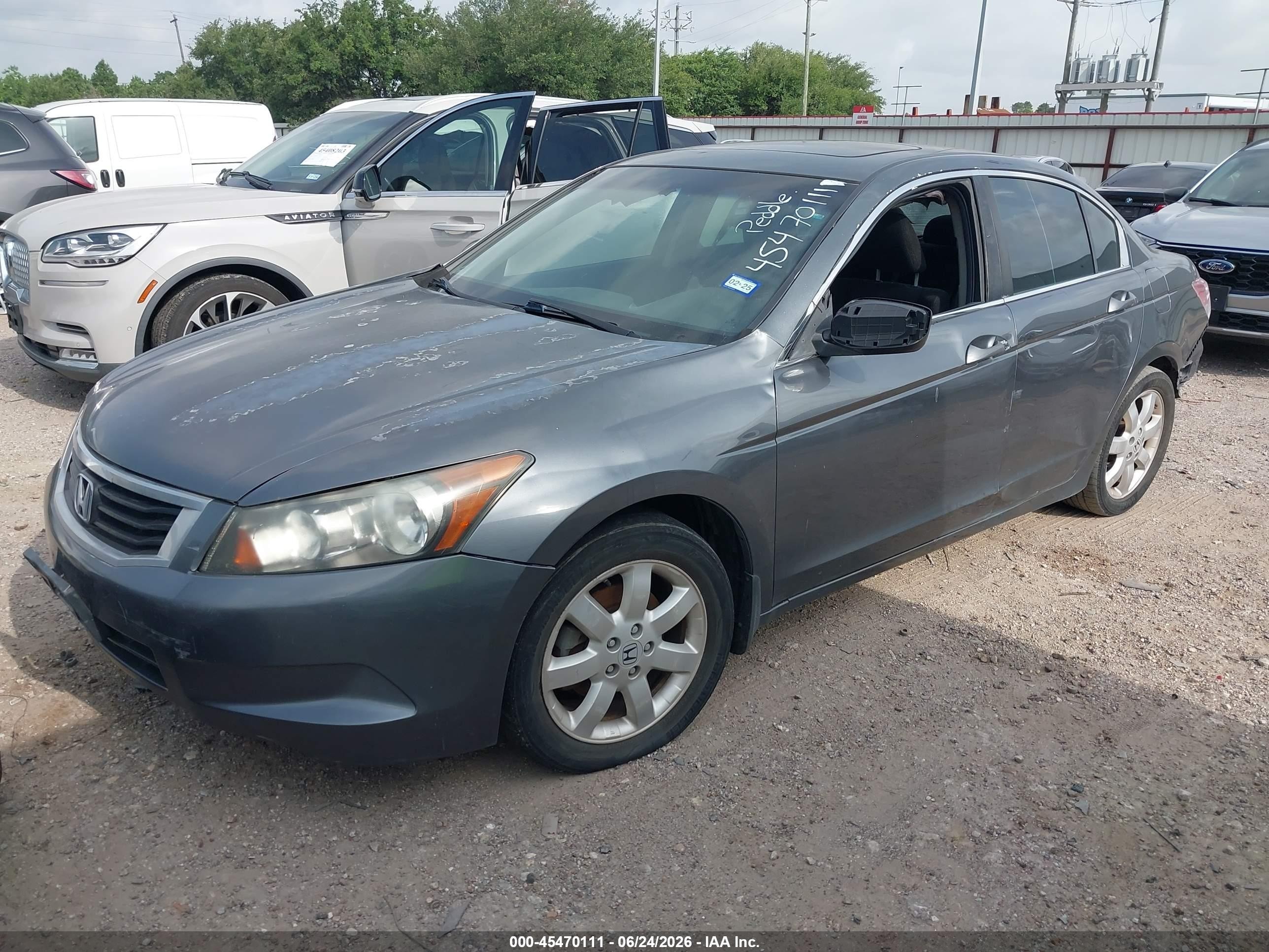 2010 Honda Accord 2.4 Ex Gray vin: 1HGCP2F70AA073455
