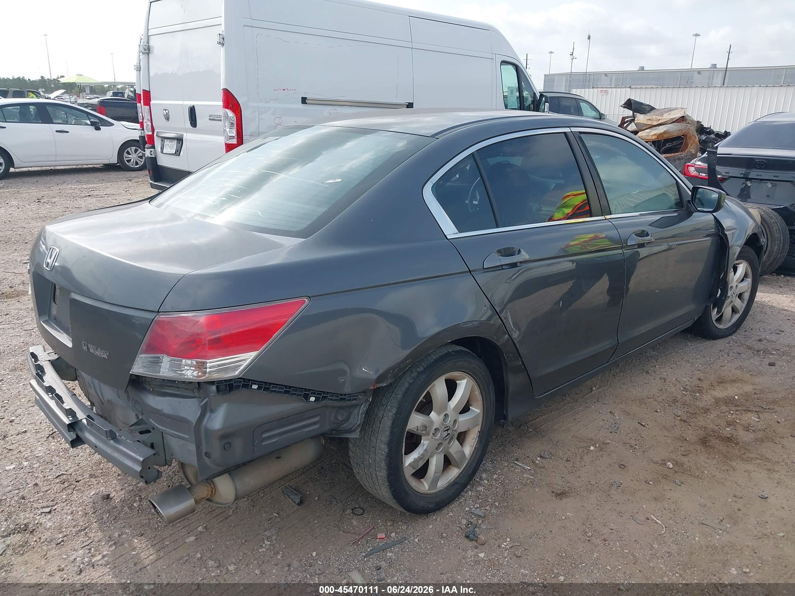 2010 Honda Accord 2.4 Ex Gray vin: 1HGCP2F70AA073455